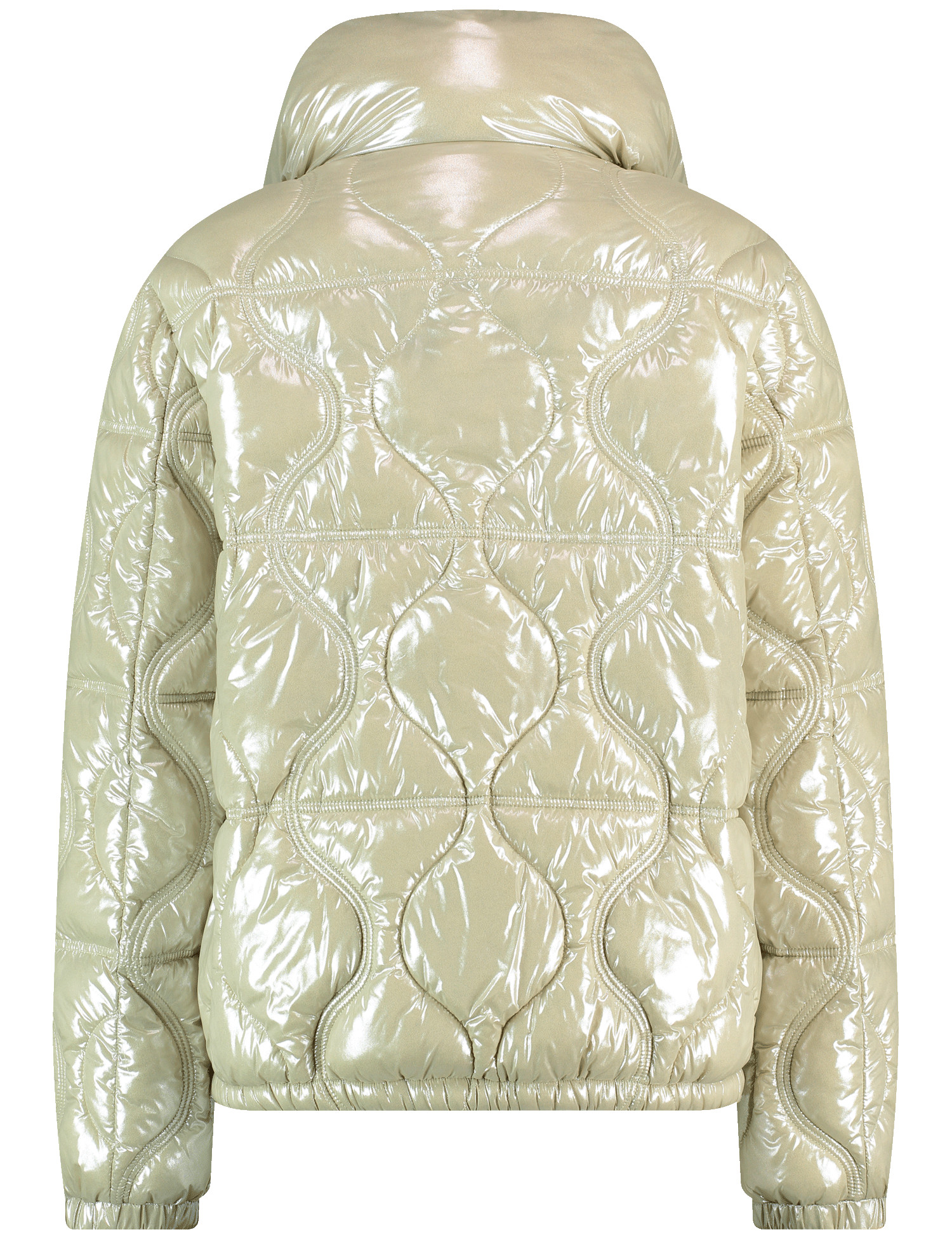 Outdoorjacke mit metallischem Finish