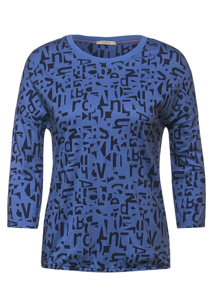 Shirt mit Letter Print