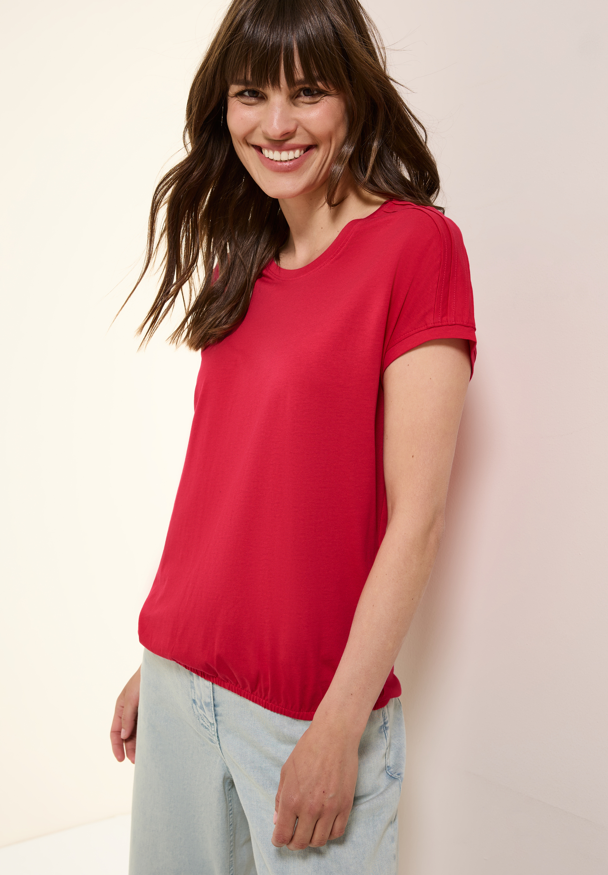 Shirt in Unifarbe