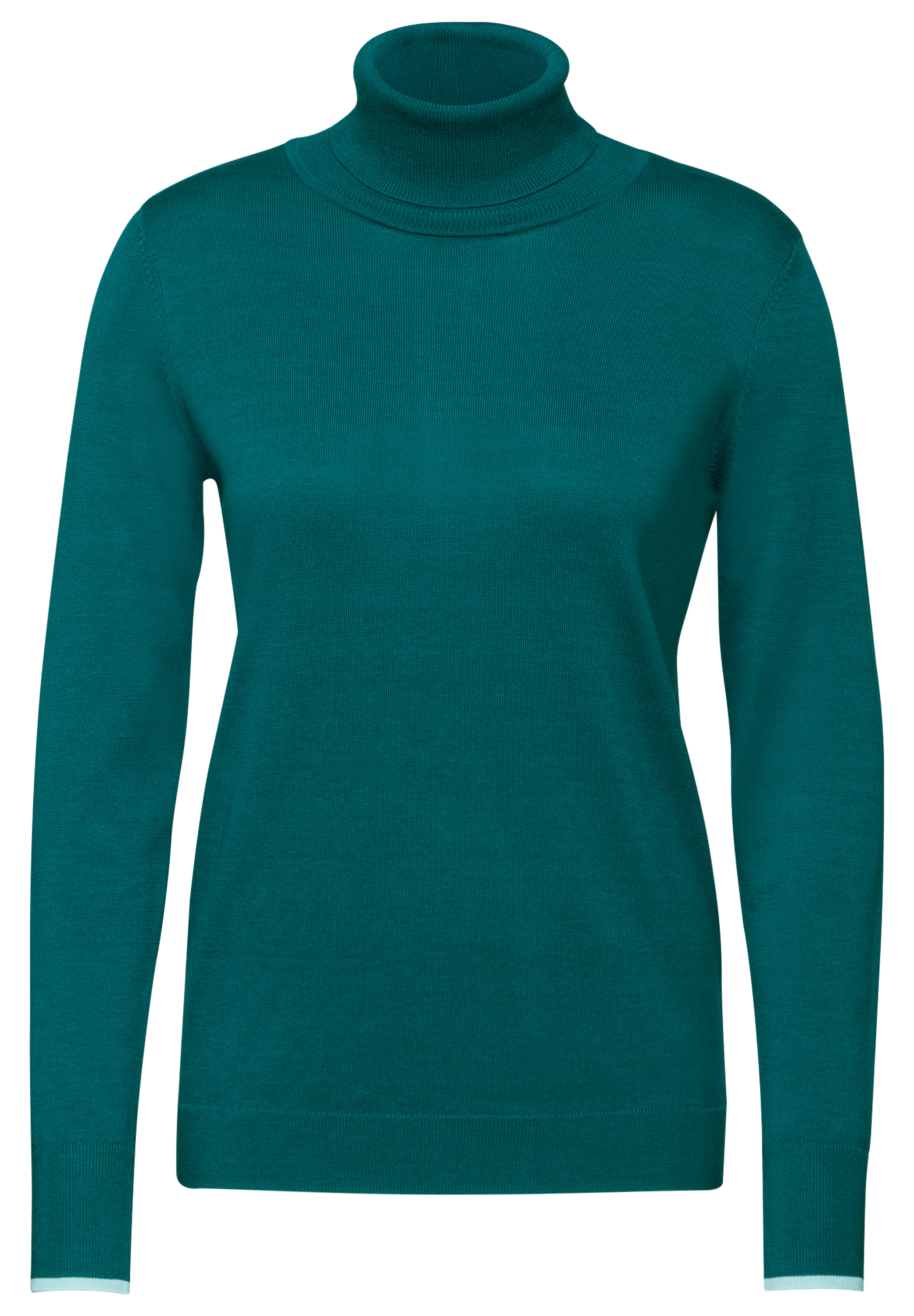 Basic Rollkragen-Pullover