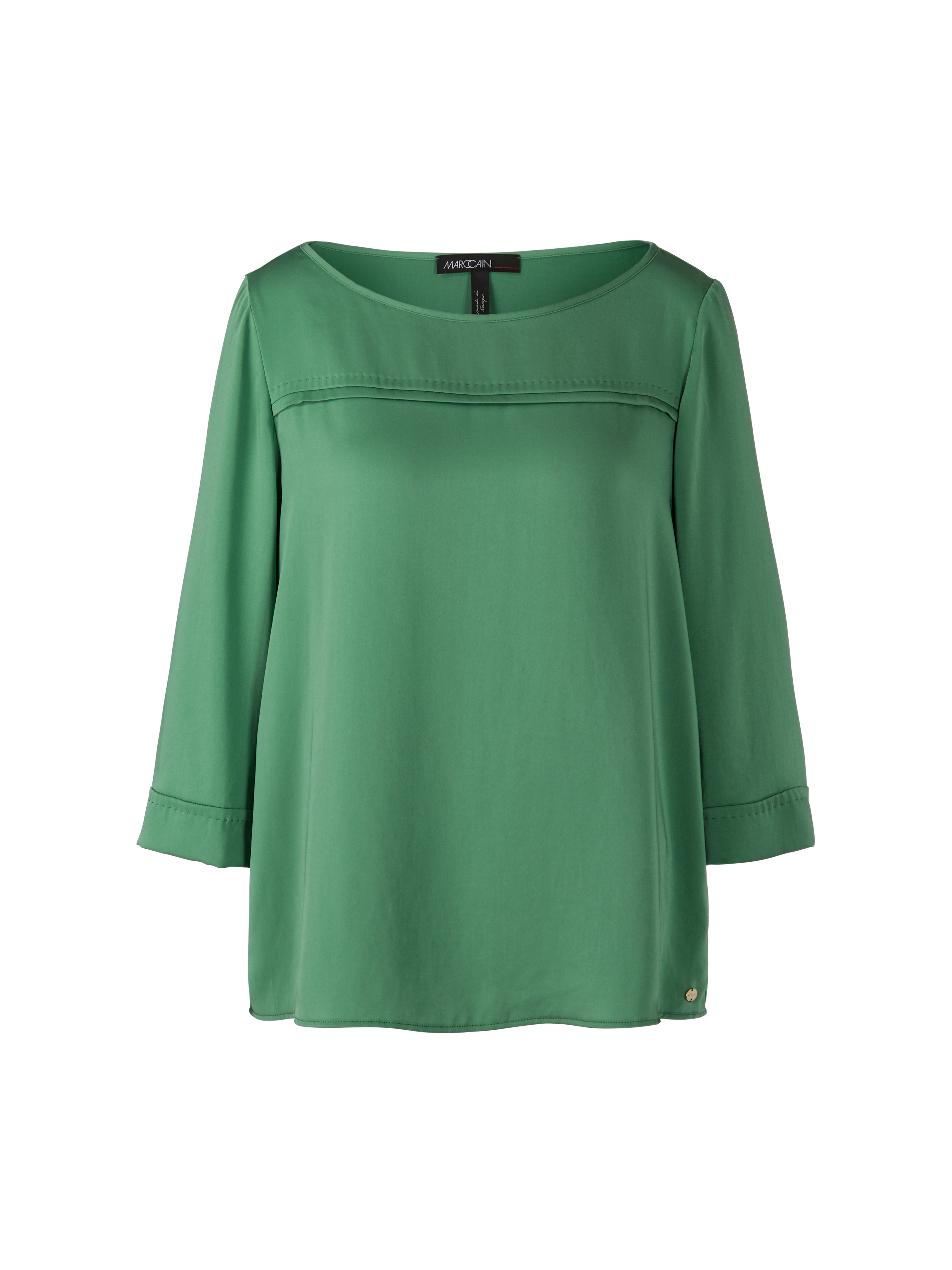 Blusenshirt mit U-Boot-Ausschnitt