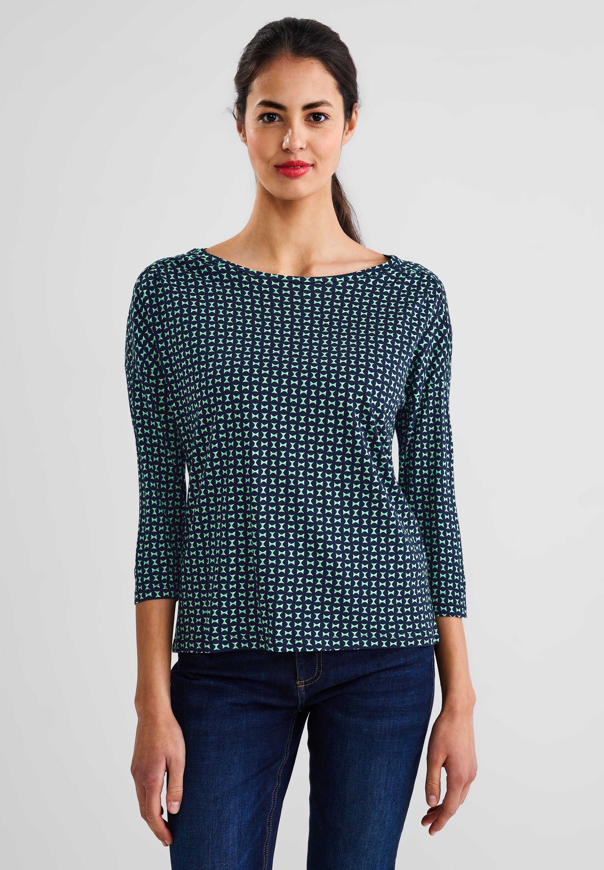 Shirt mit 3/4 Ärmel