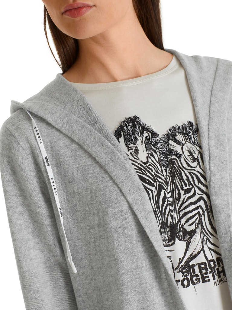 Cardigan mit Kaschmiranteil