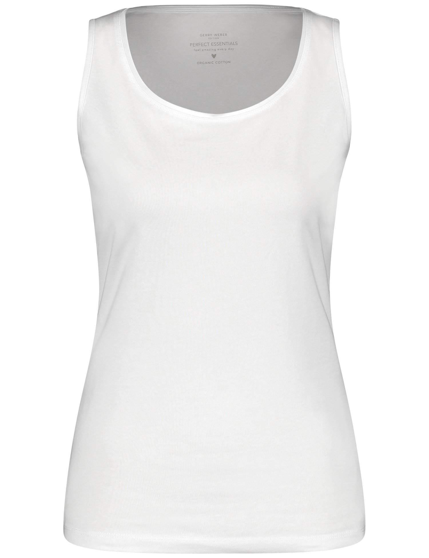 Basic Top nachhaltigem Baumwoll-Stretch