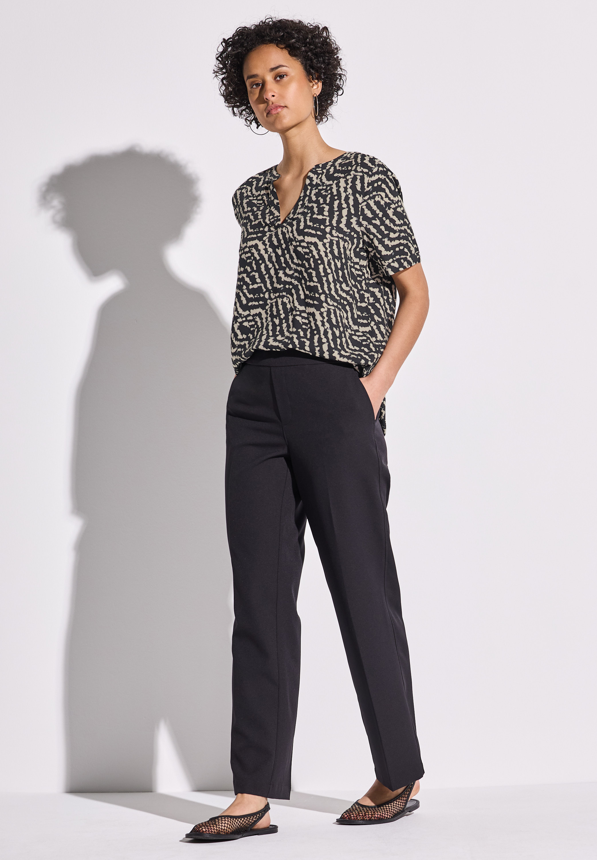Bedruckte Bluse Bedruckte Bluse