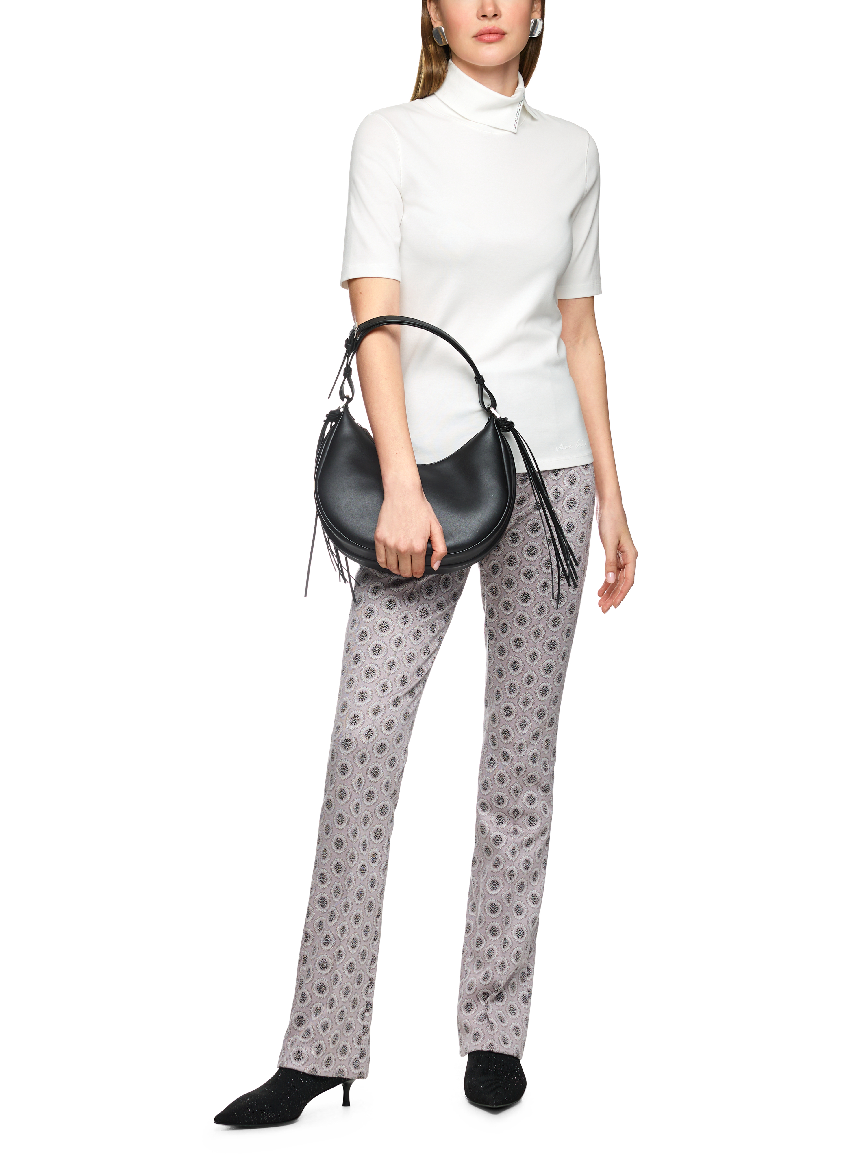 T-Shirt mit Rollkragen