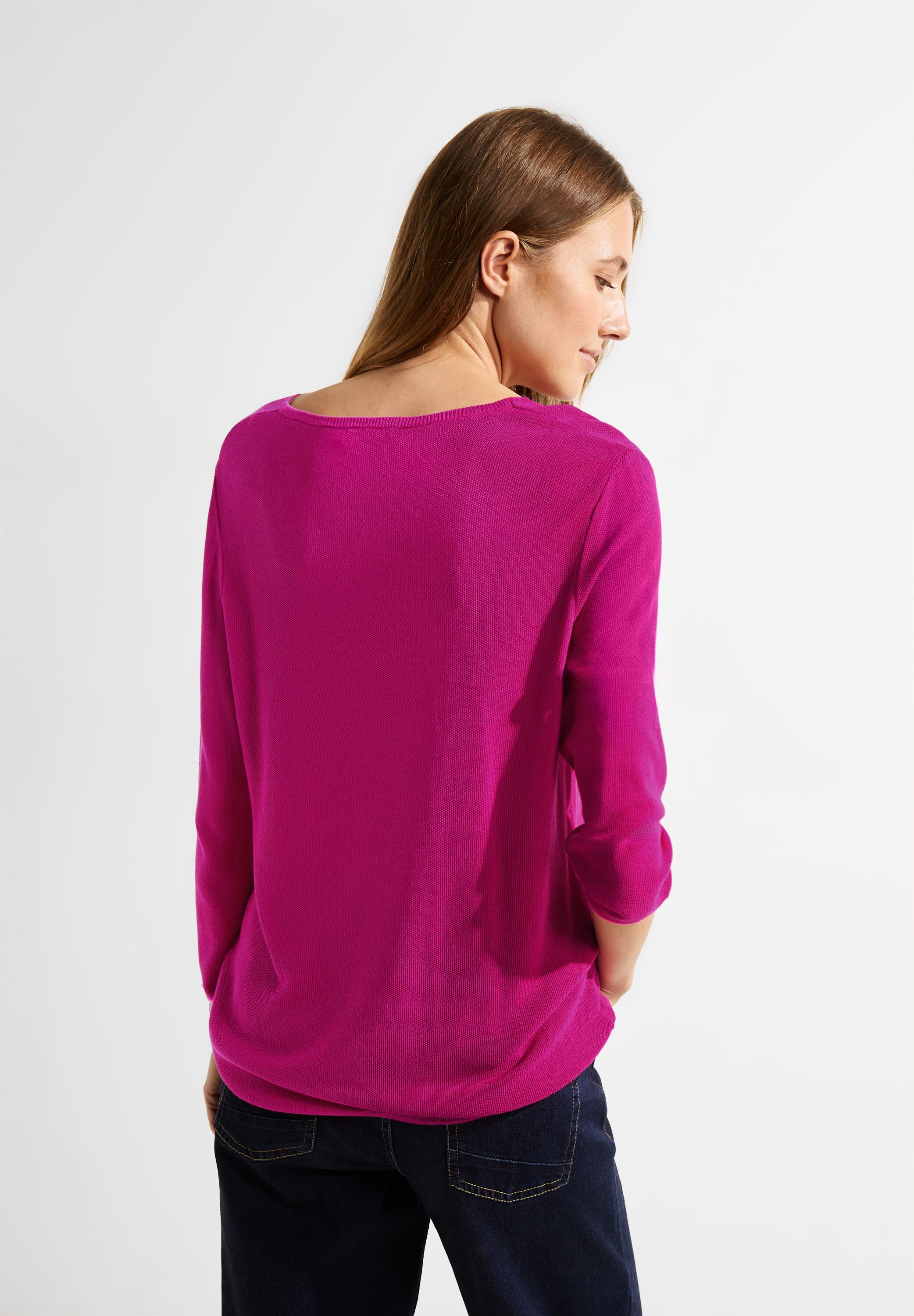 Strickpullover mit Struktur