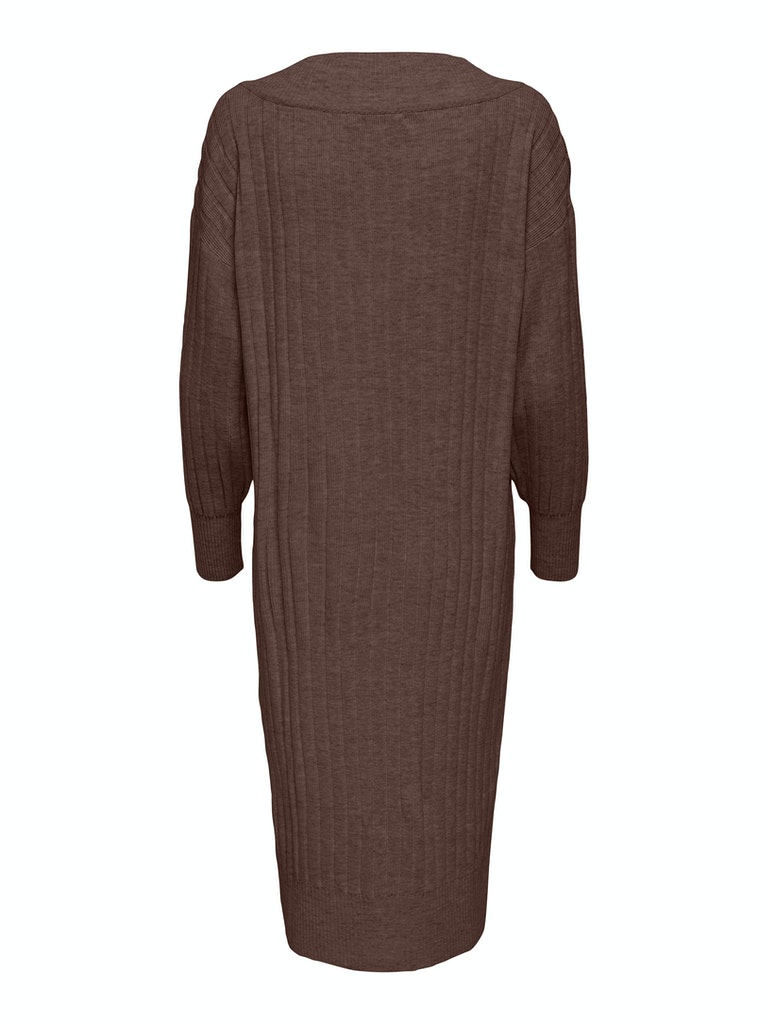 ONLNEW TESSA L/S MIDI V-NECK DRESS KNT