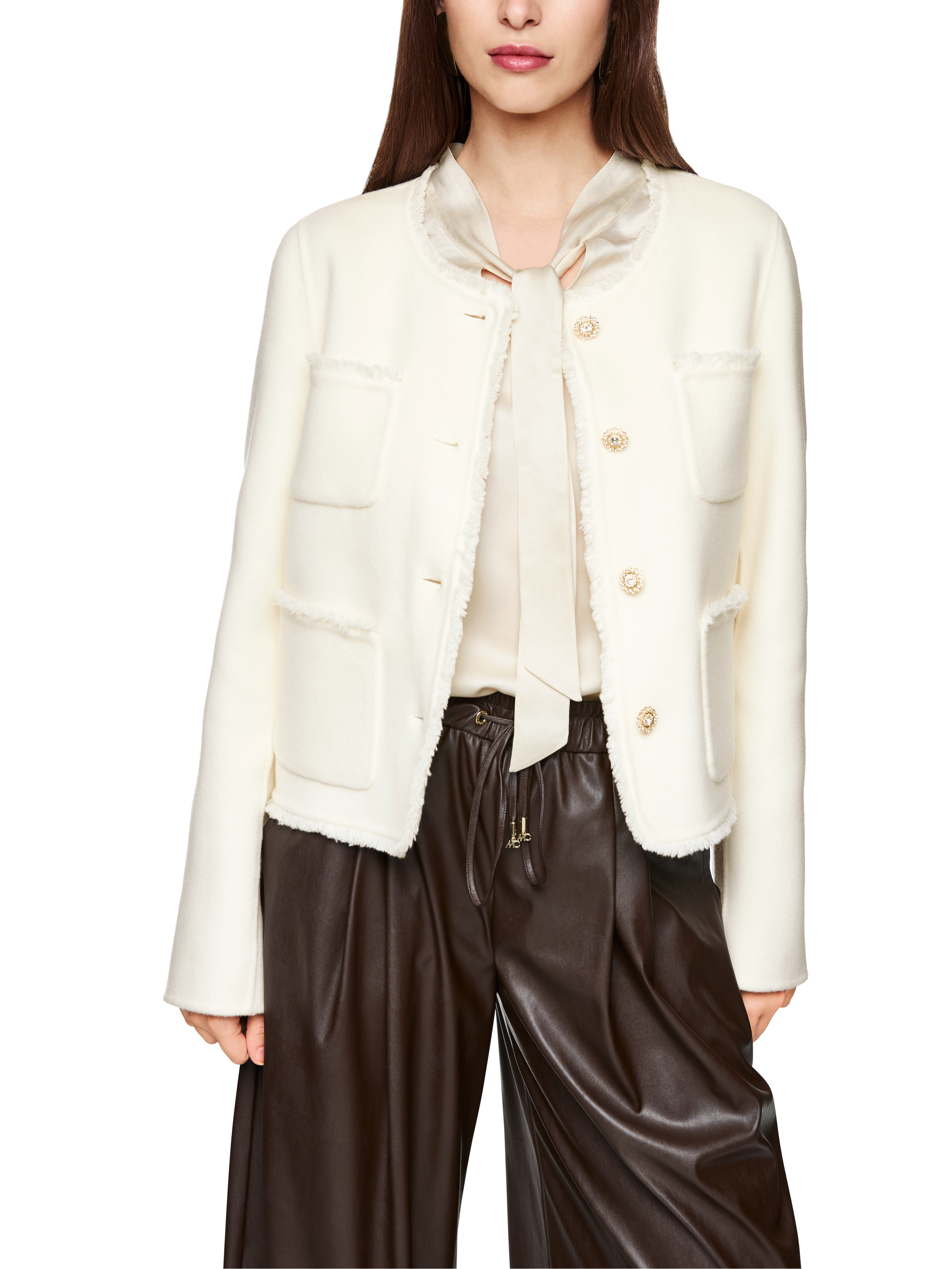Jacke mit aufgesetzten Taschen