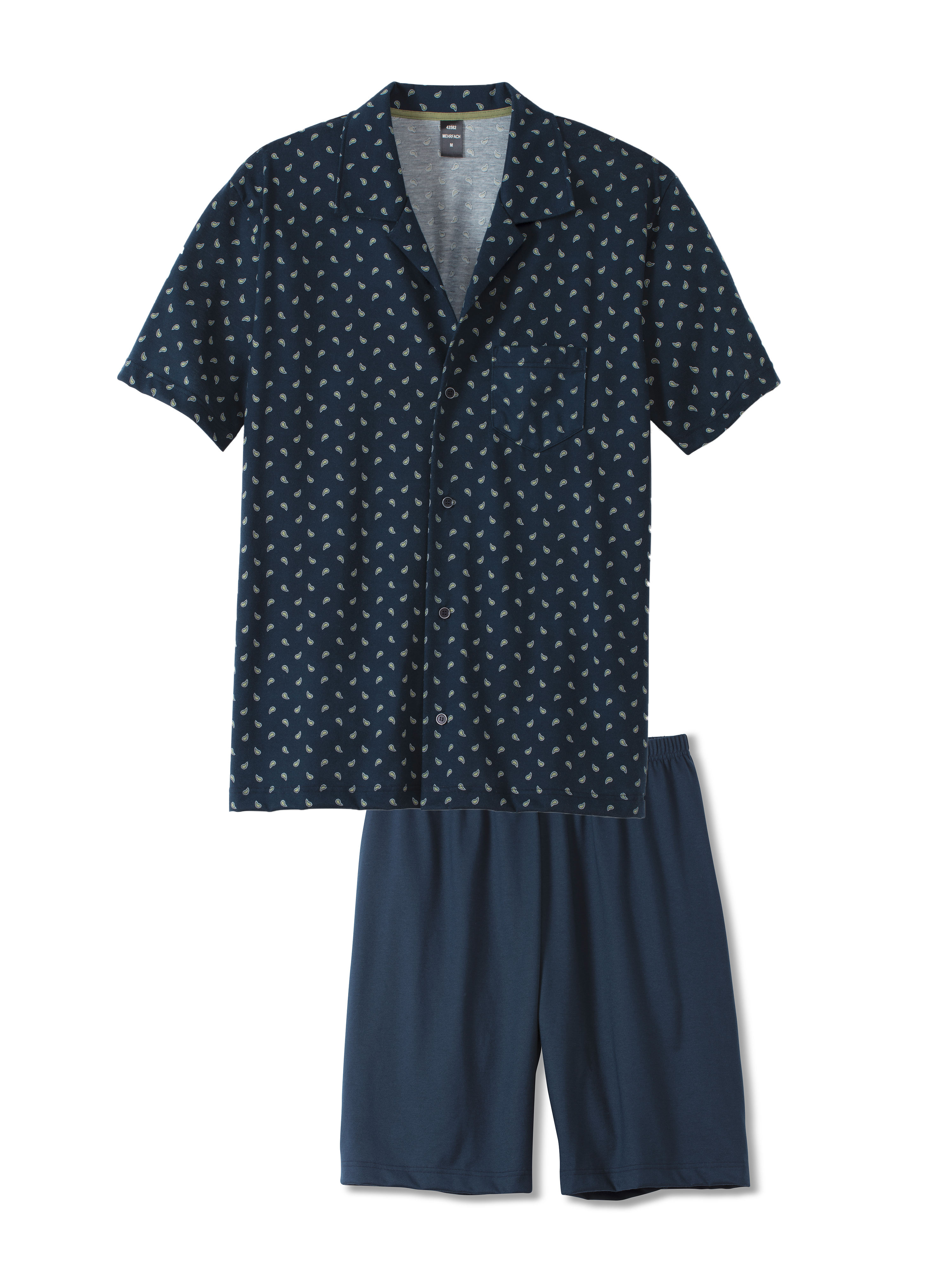 HERREN Pyjama kurz