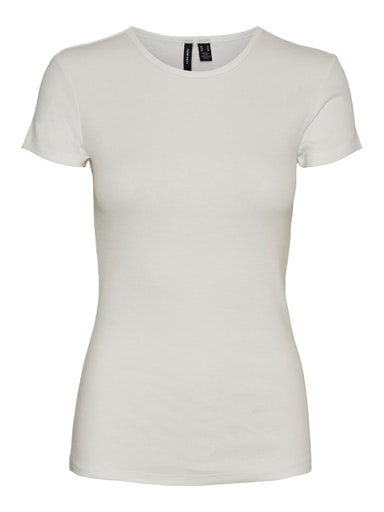 VMLENA CAP SLEEVE RIB TOP JRS GA