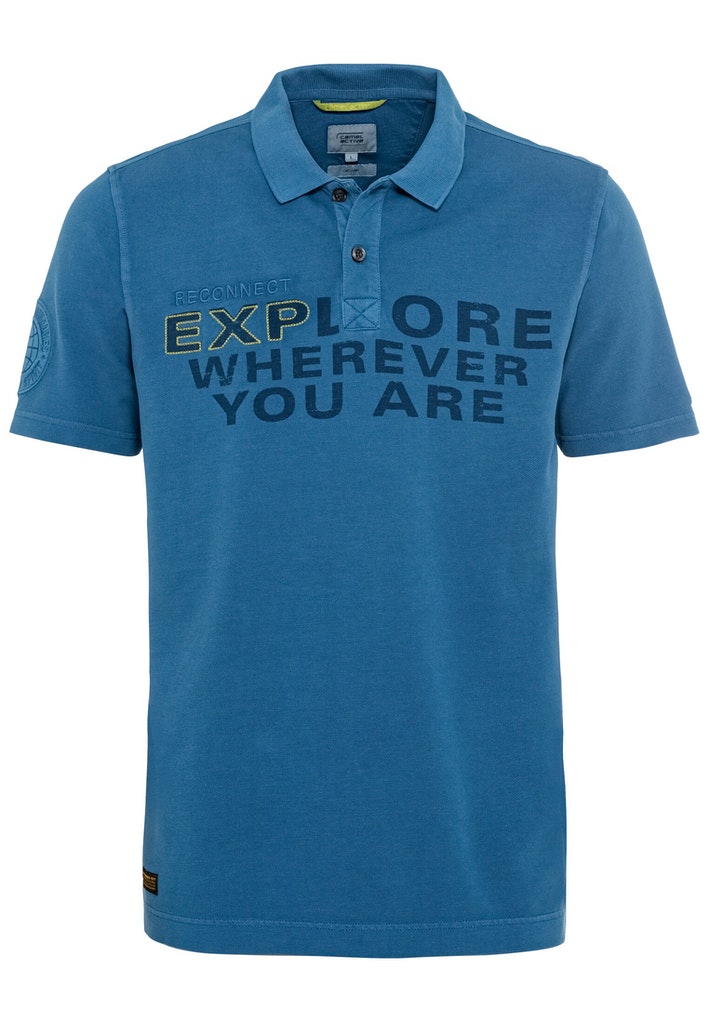 Kurzarm Poloshirt aus Baumwolle