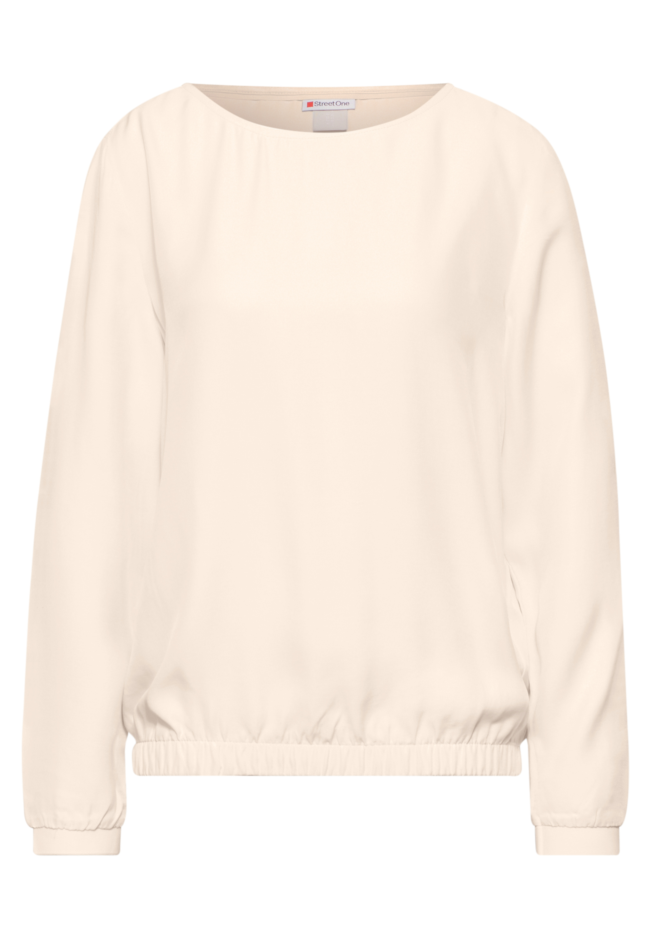 Bluse mit gerafftem Saum