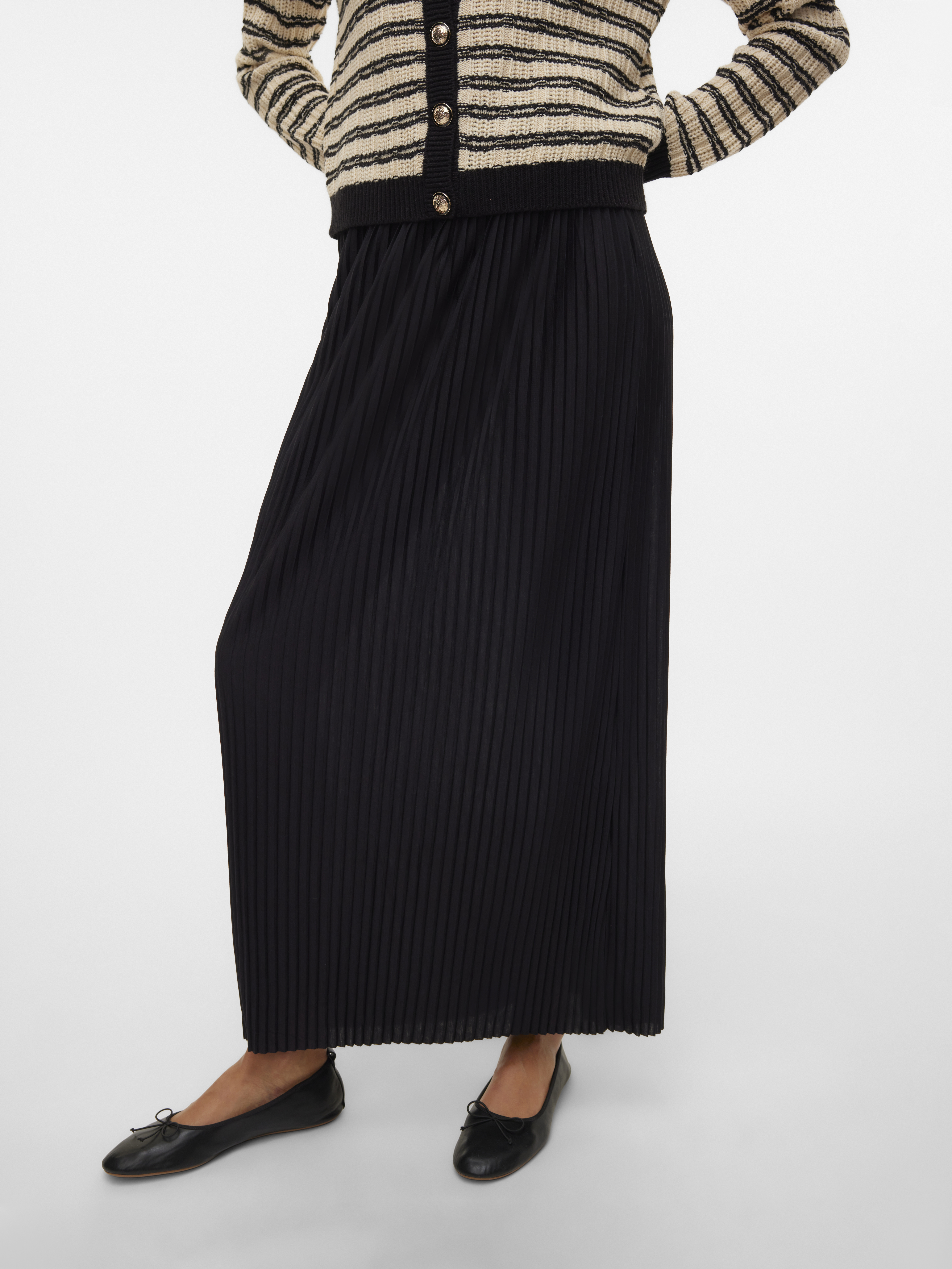 VMMILLE PLISSE MAXI SKIRT GA JRS