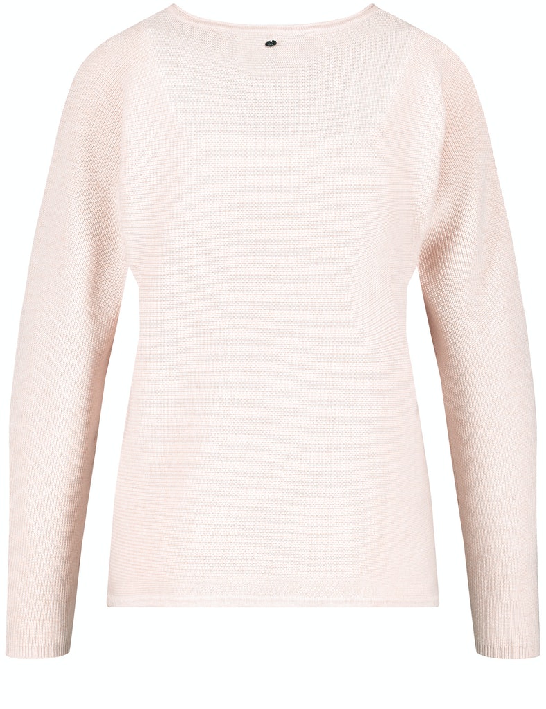Pullover mit Rippdetails GOTS