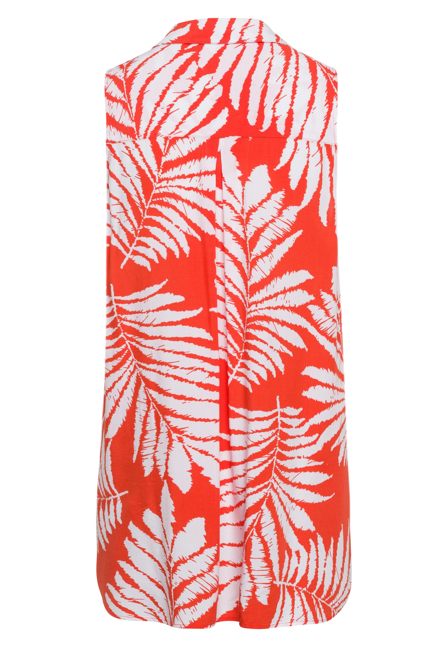 Bluse mit Blätter-Dessin
