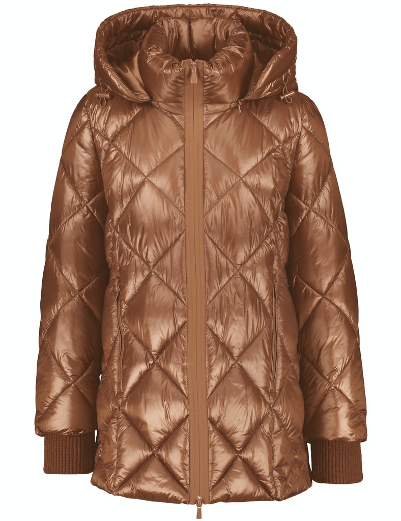 Jacke mit Rautenstepp