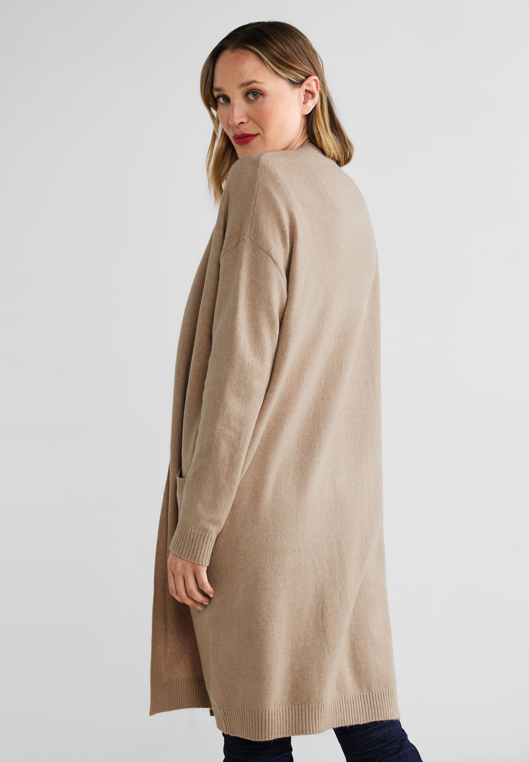 Offener Long Cardigan