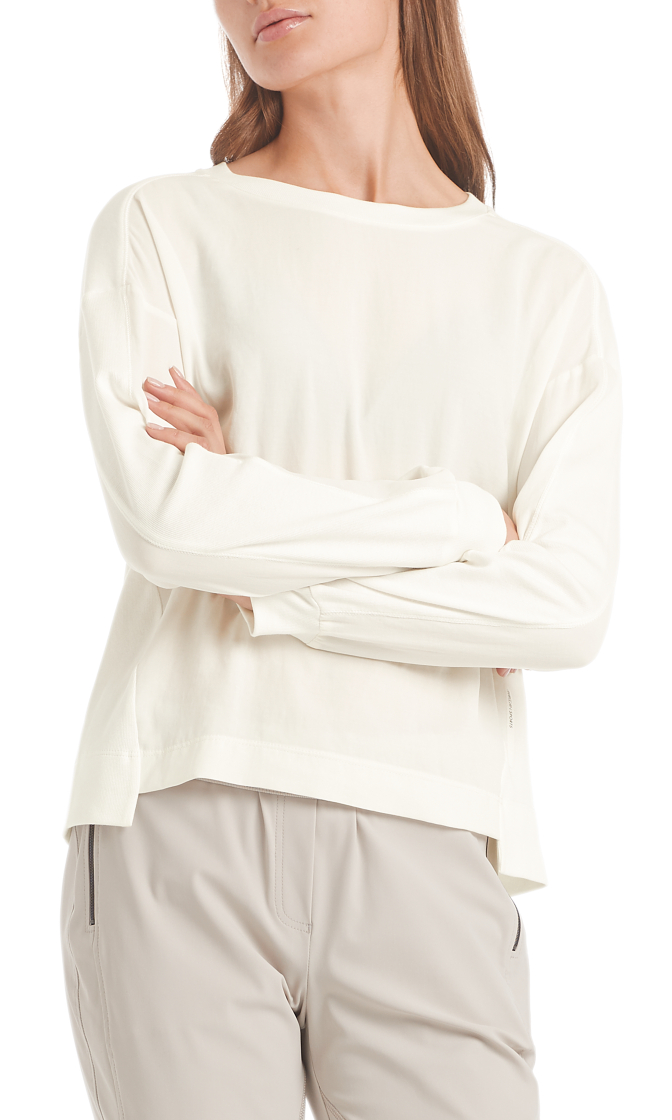 Blusenshirt aus Materialmix