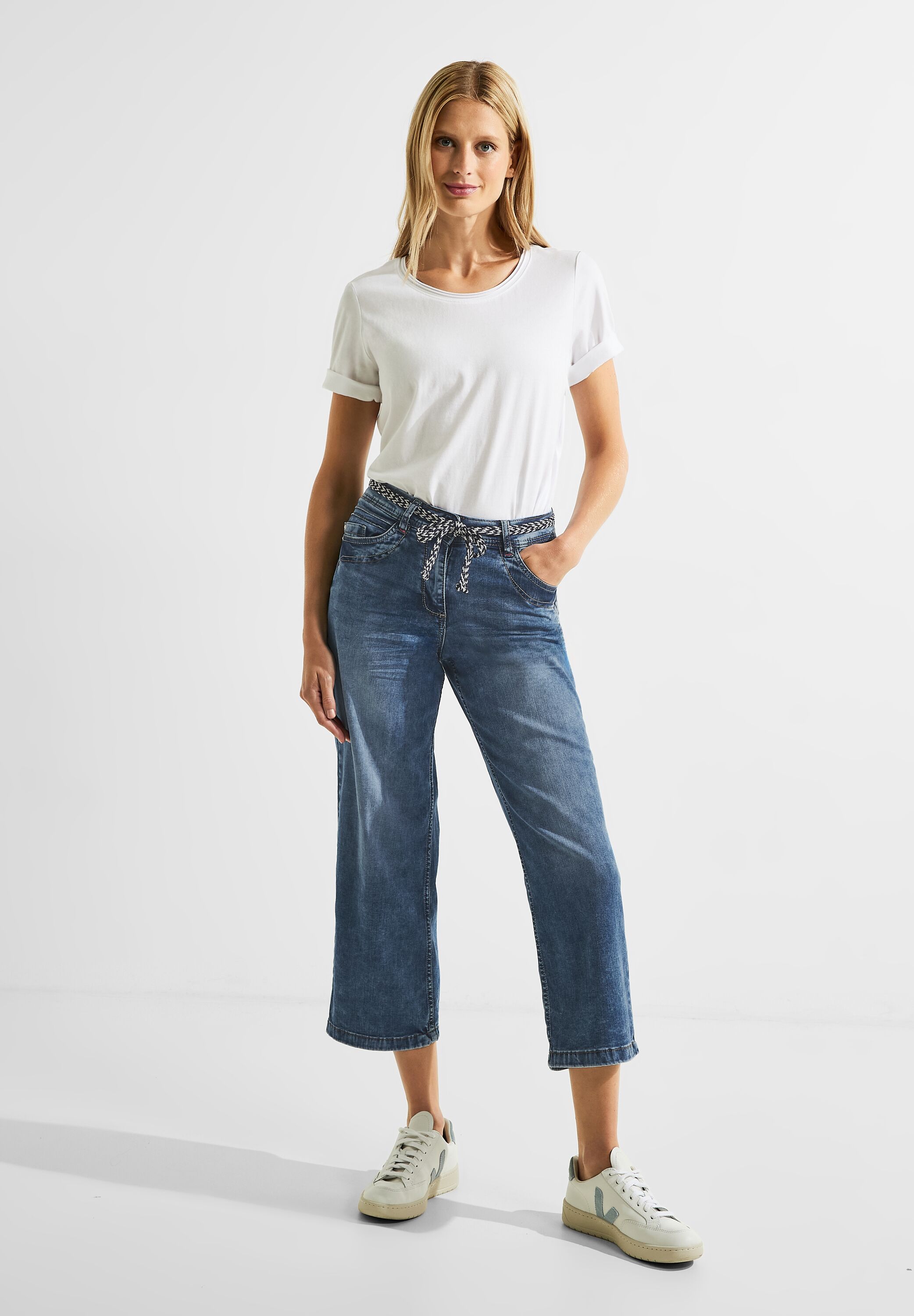Loose Fit Jeans in 7/8-Länge
