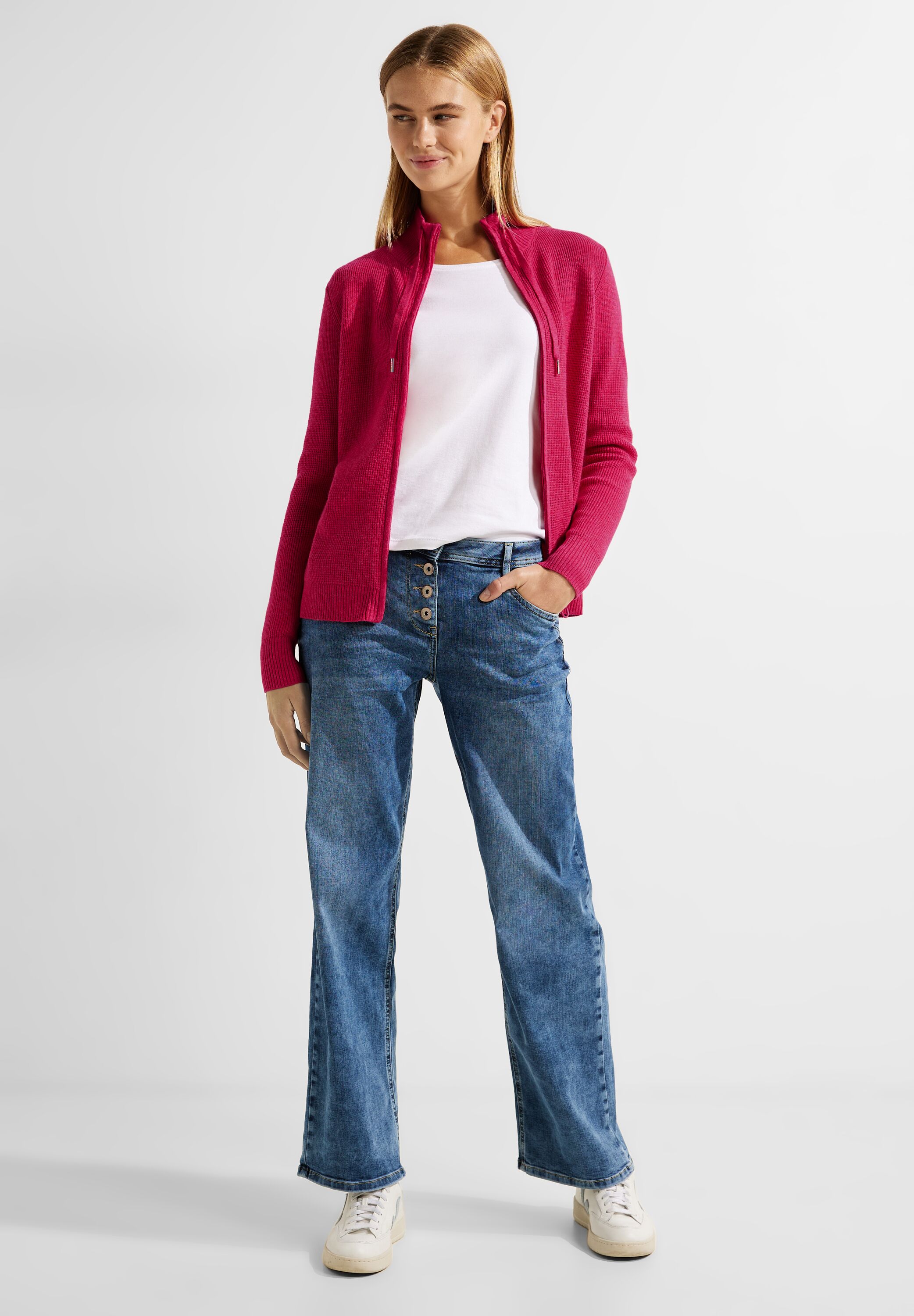 Cosy Cardigan mit Zipper