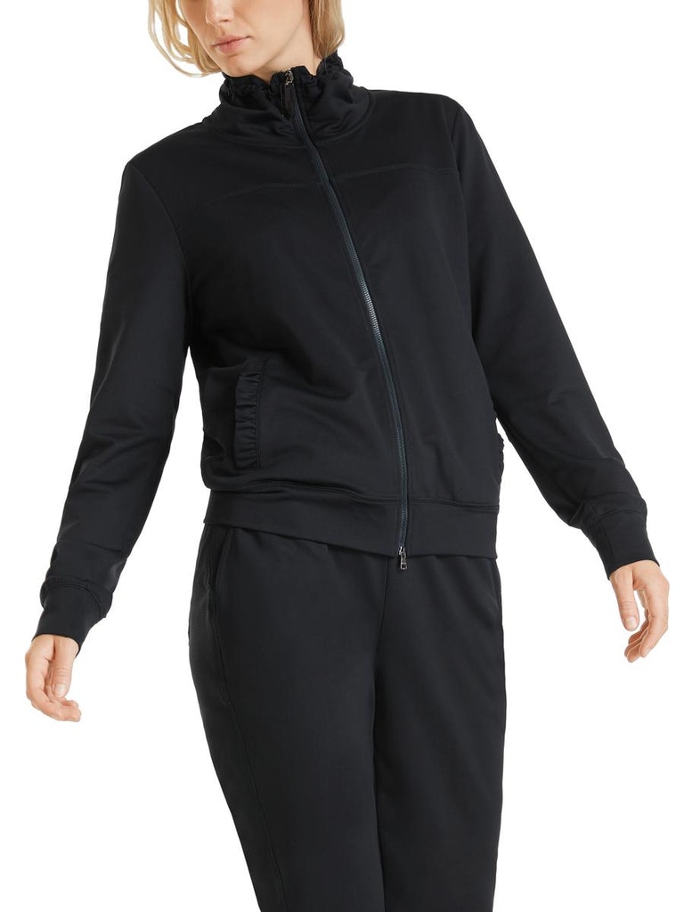 Jacke mit Rüschenverzierung