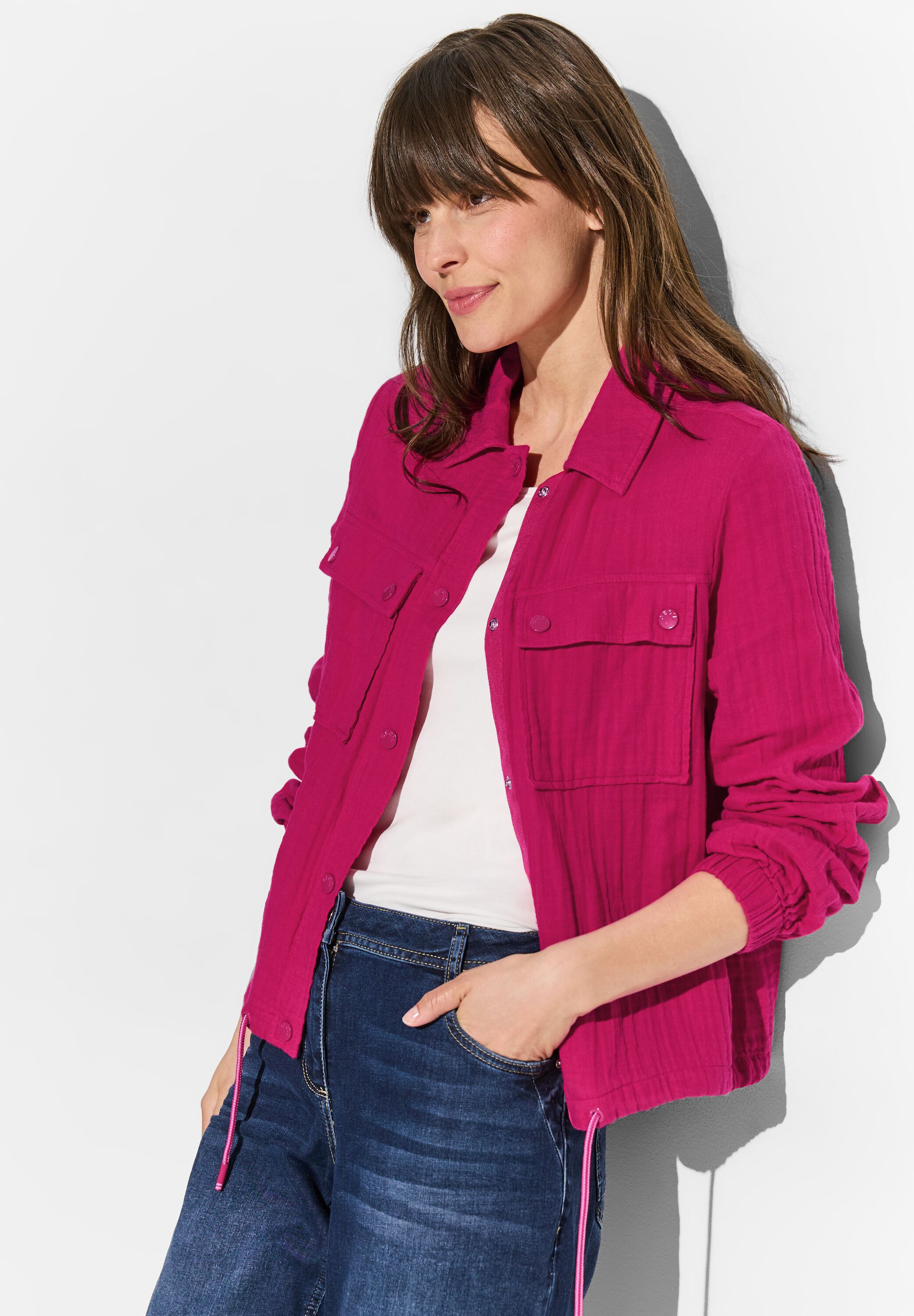 Musselin Jacke