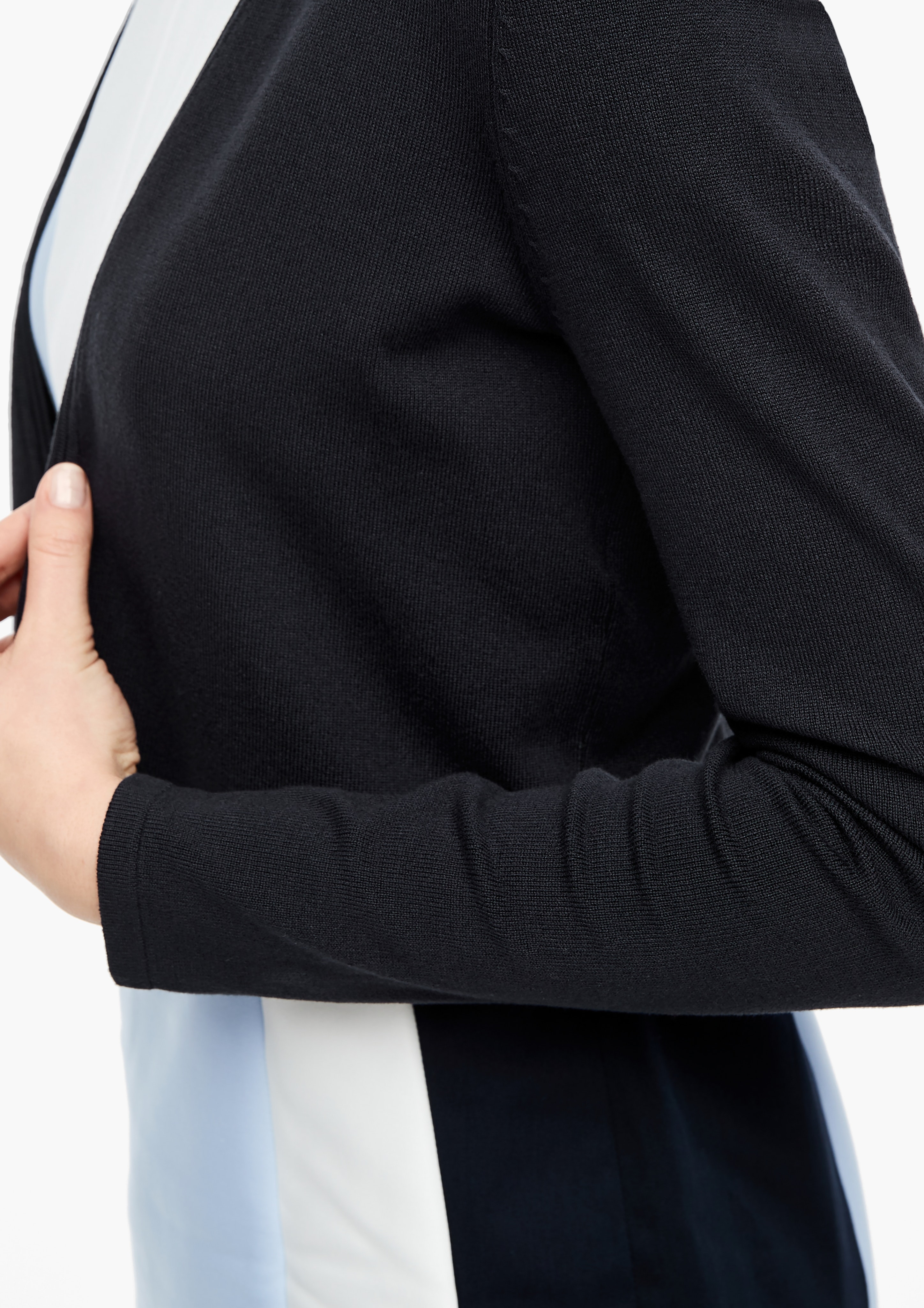 Strick-Strickjacke