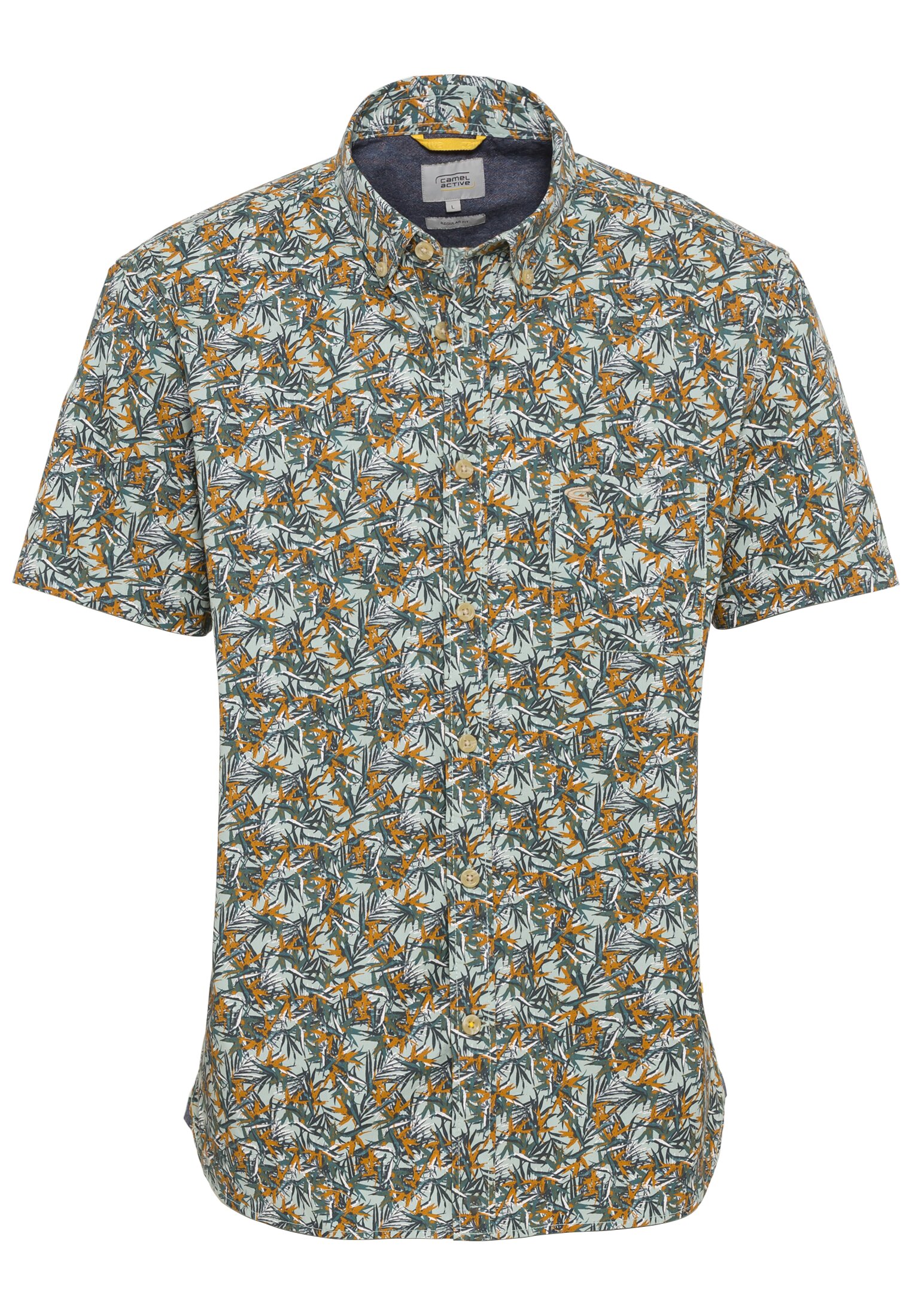 Kurzarm Hemd mit Allover Print