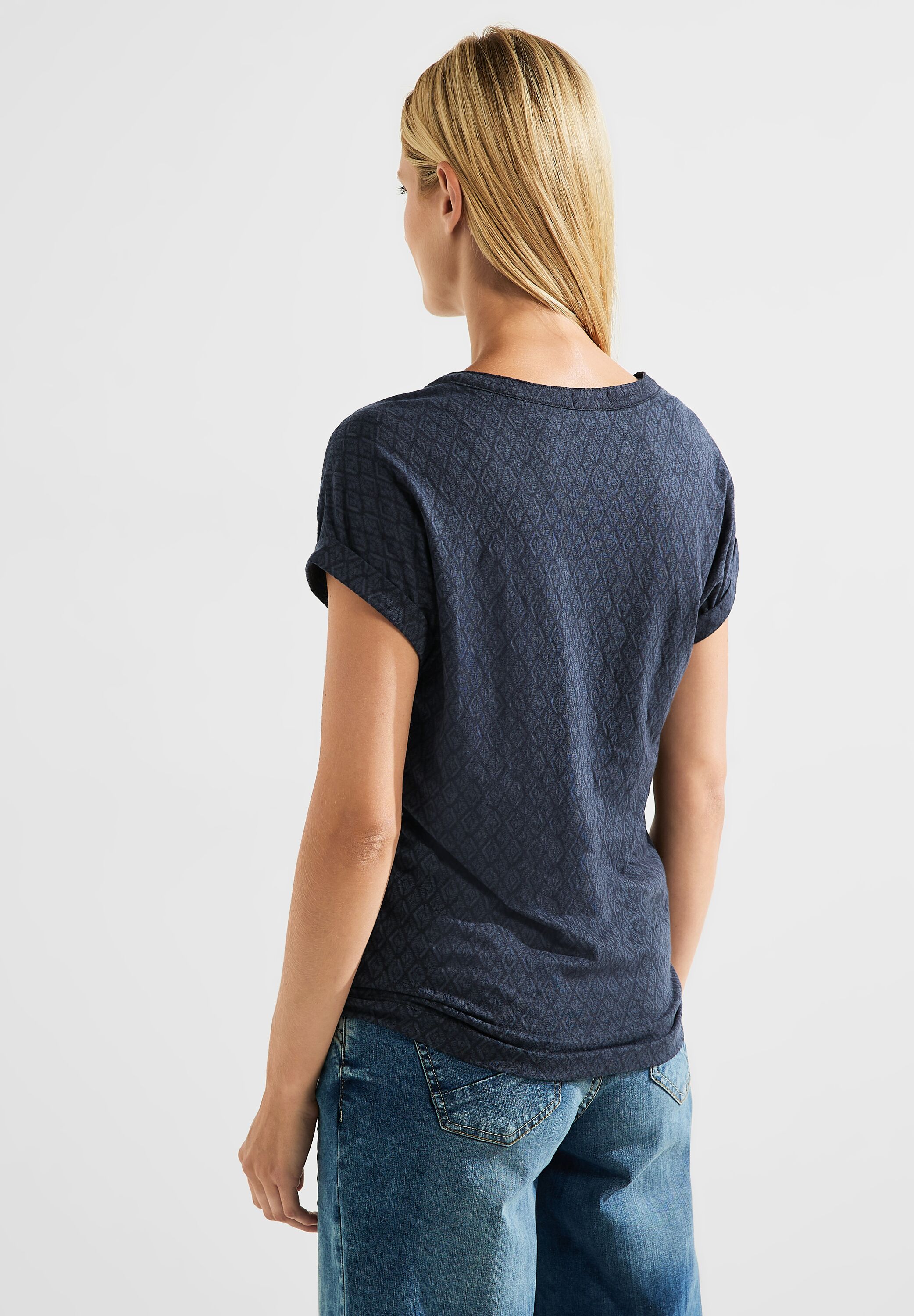 T-Shirt in Ausbrenner-Optik