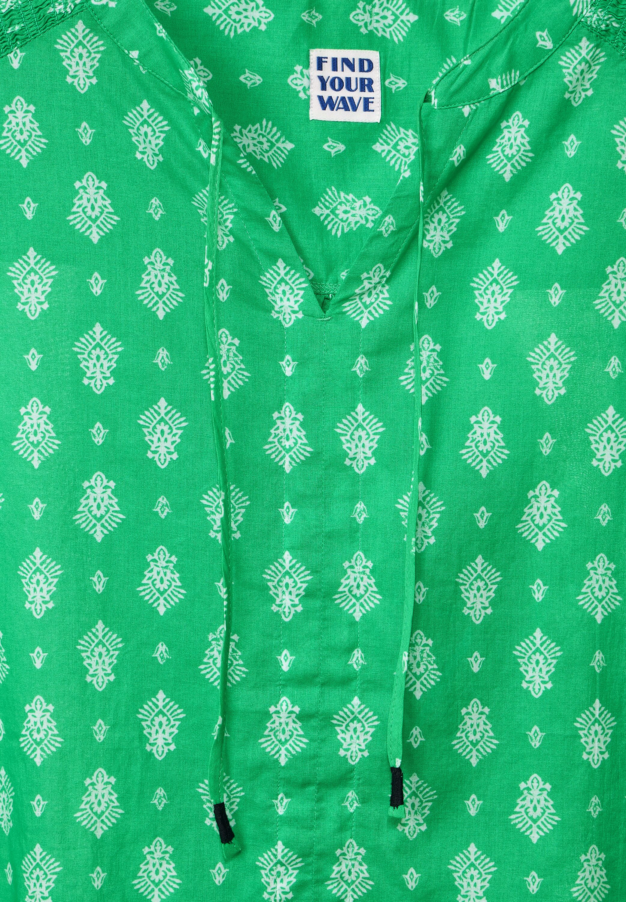 Bluse mit Minimalprint