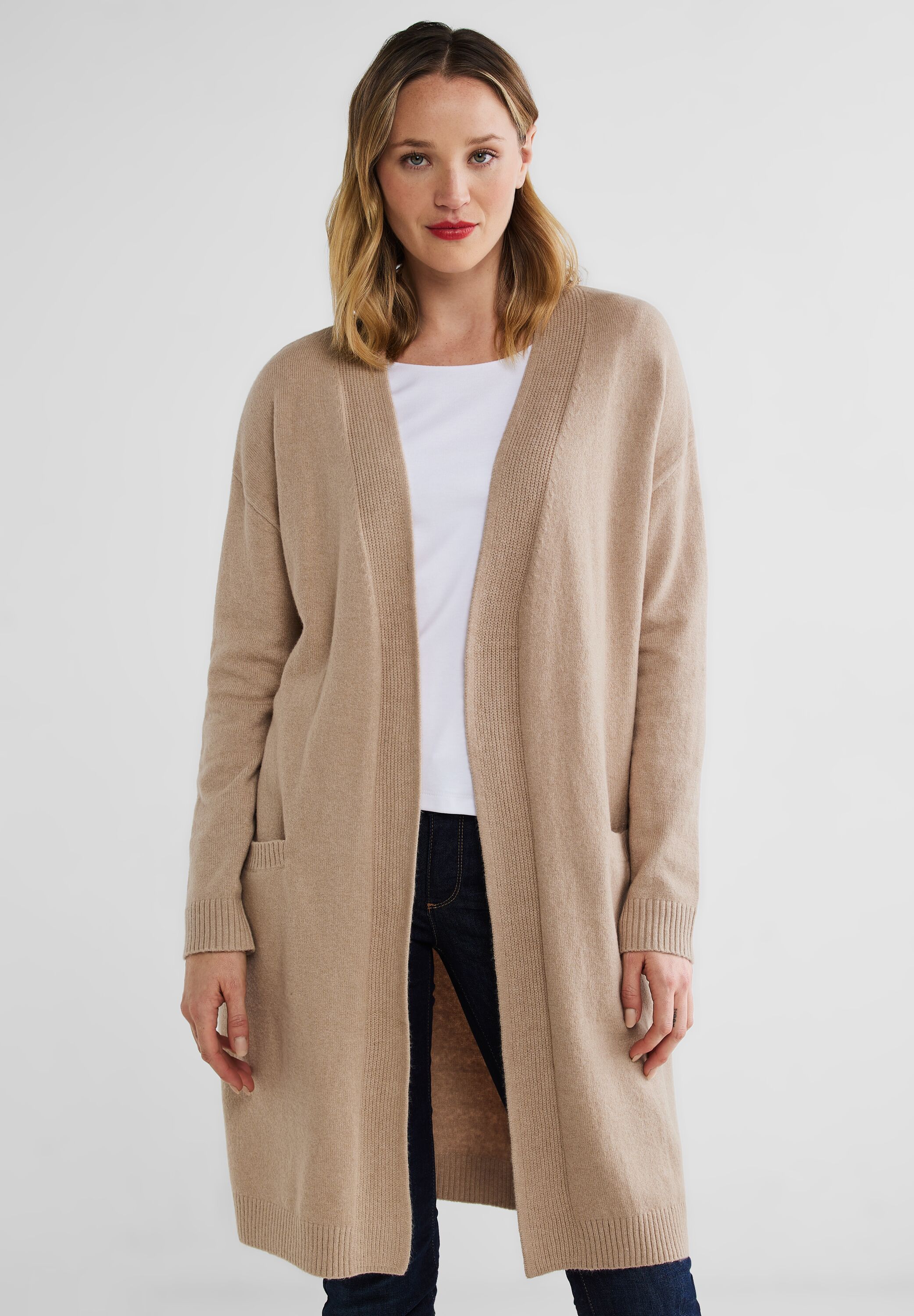 Offener Long Cardigan