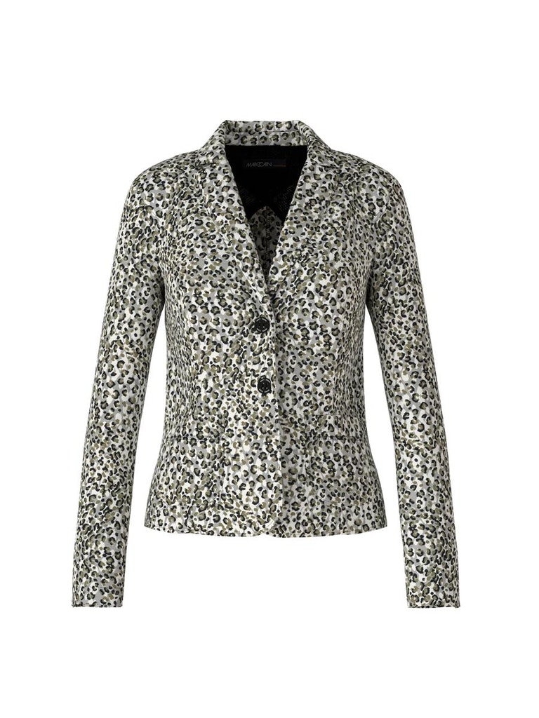 Blazer mit Leomuster
