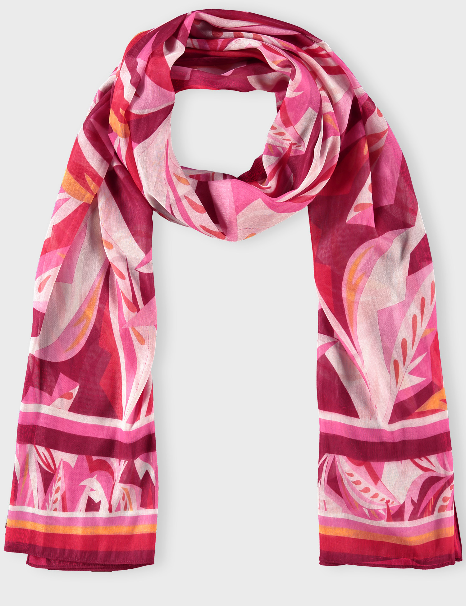 Softer Schal mit floralem Dessin