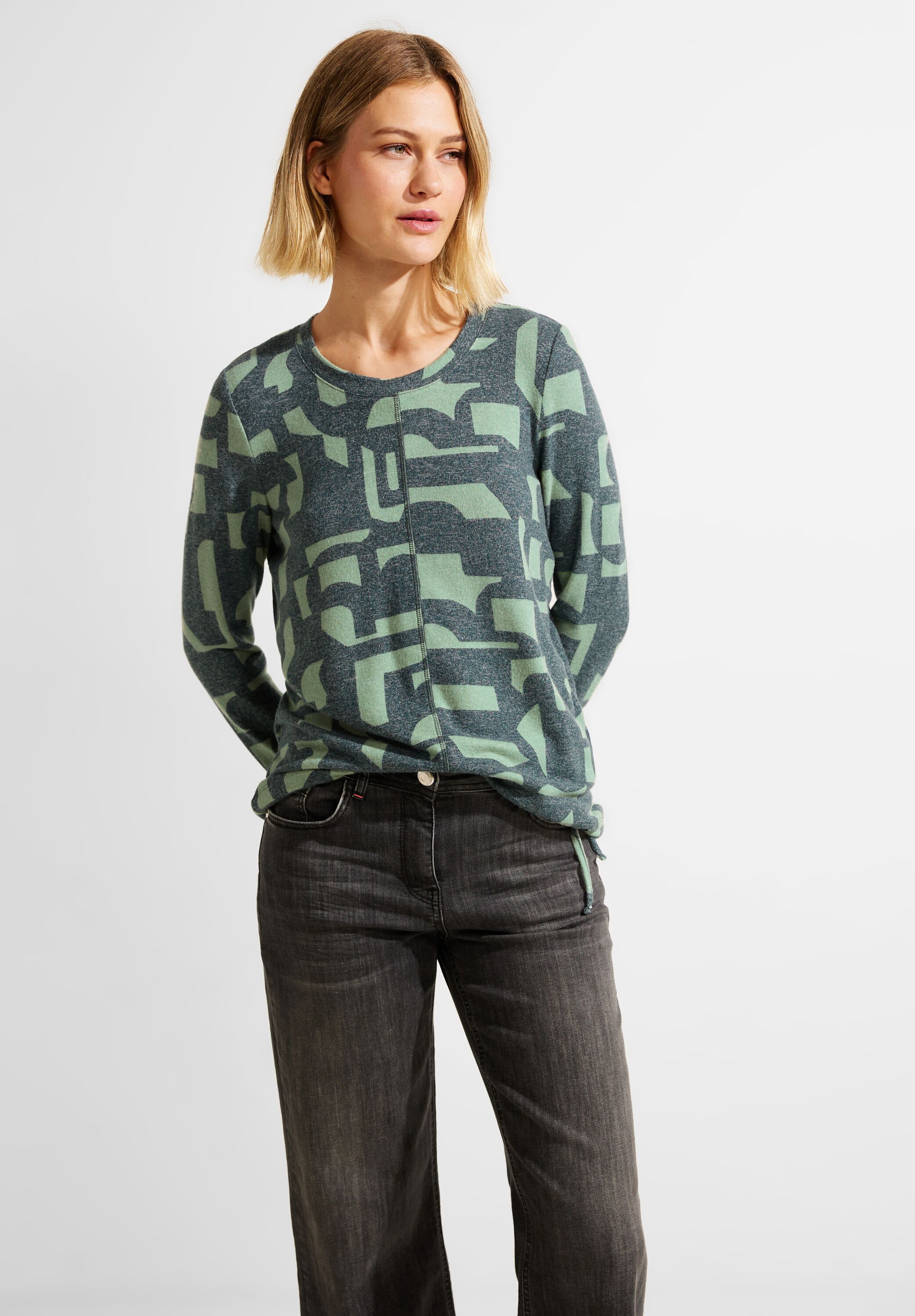 Shirt mit Letter Print