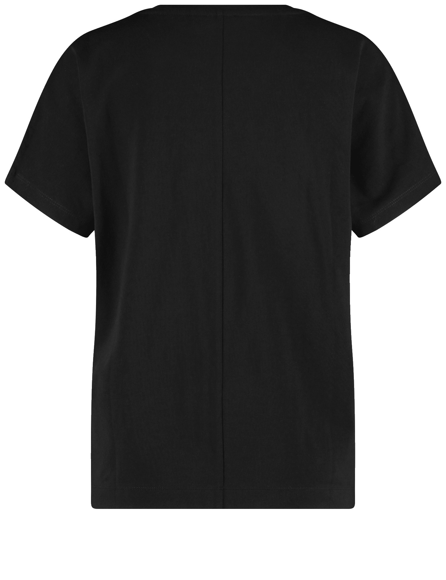 T-Shirt mit metallischem Frontprint