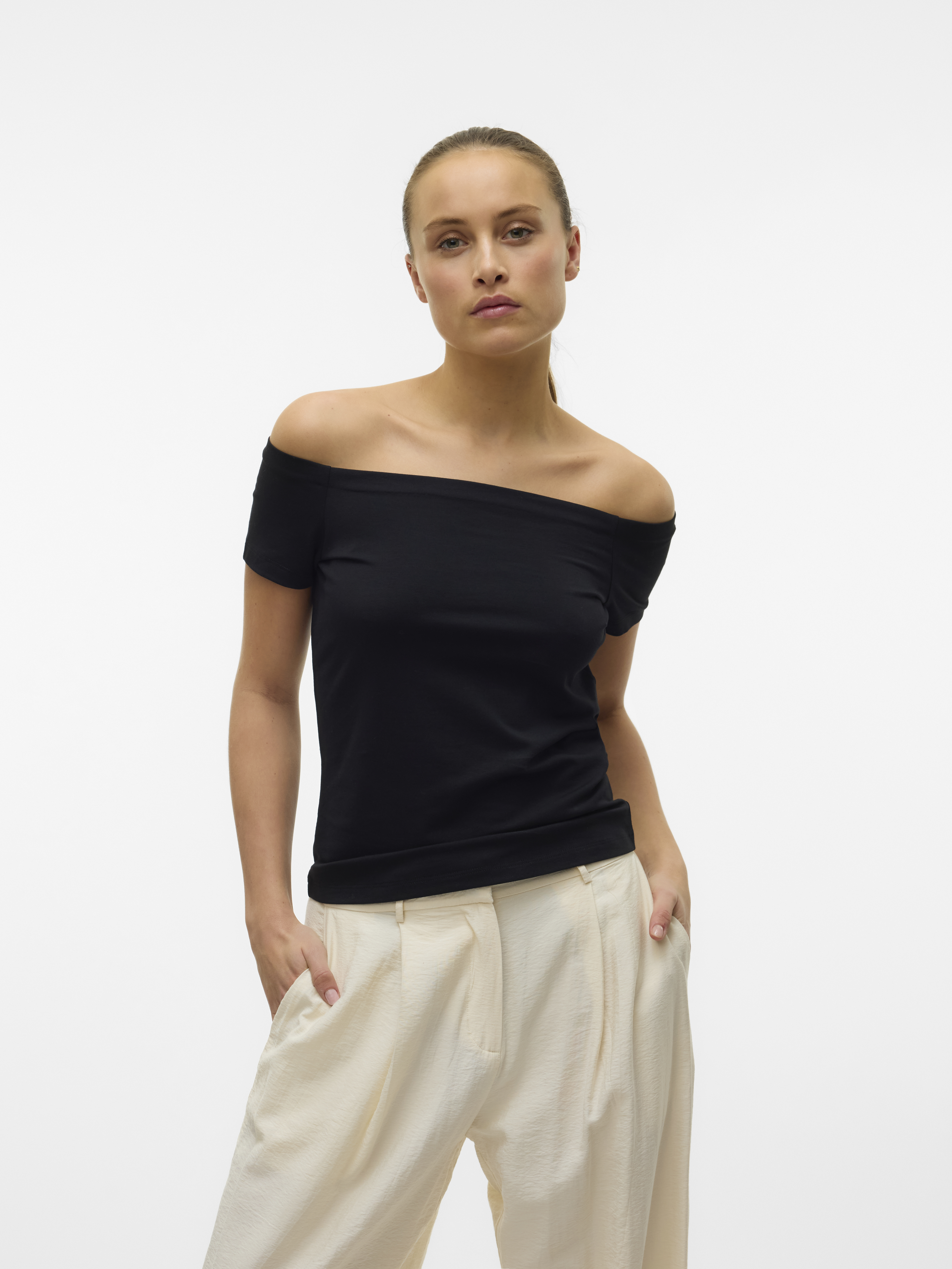 VMPANDA OFF-SHOULDER TOP JRS NOOS