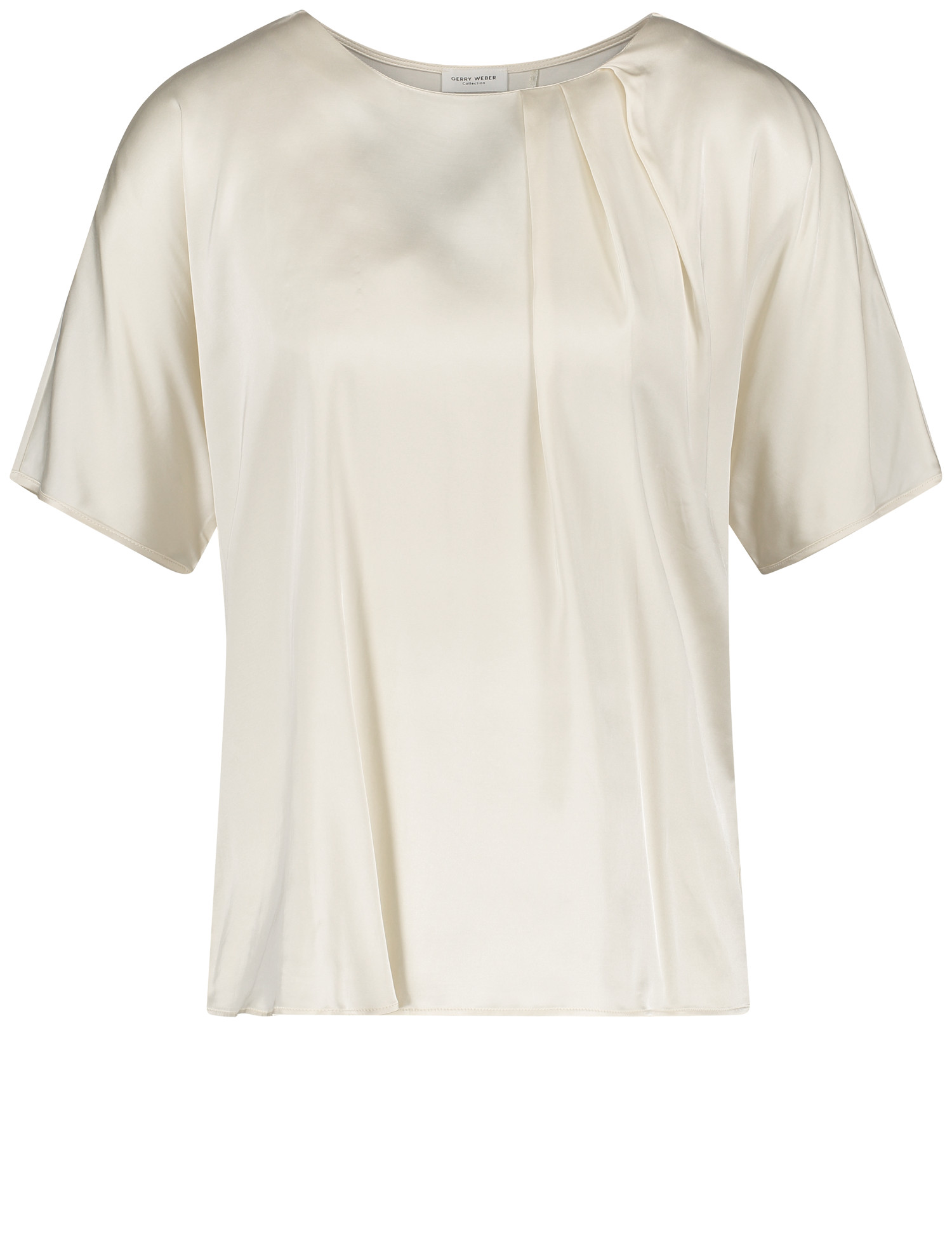 Fließendes Blusenshirt mit Material-Patch