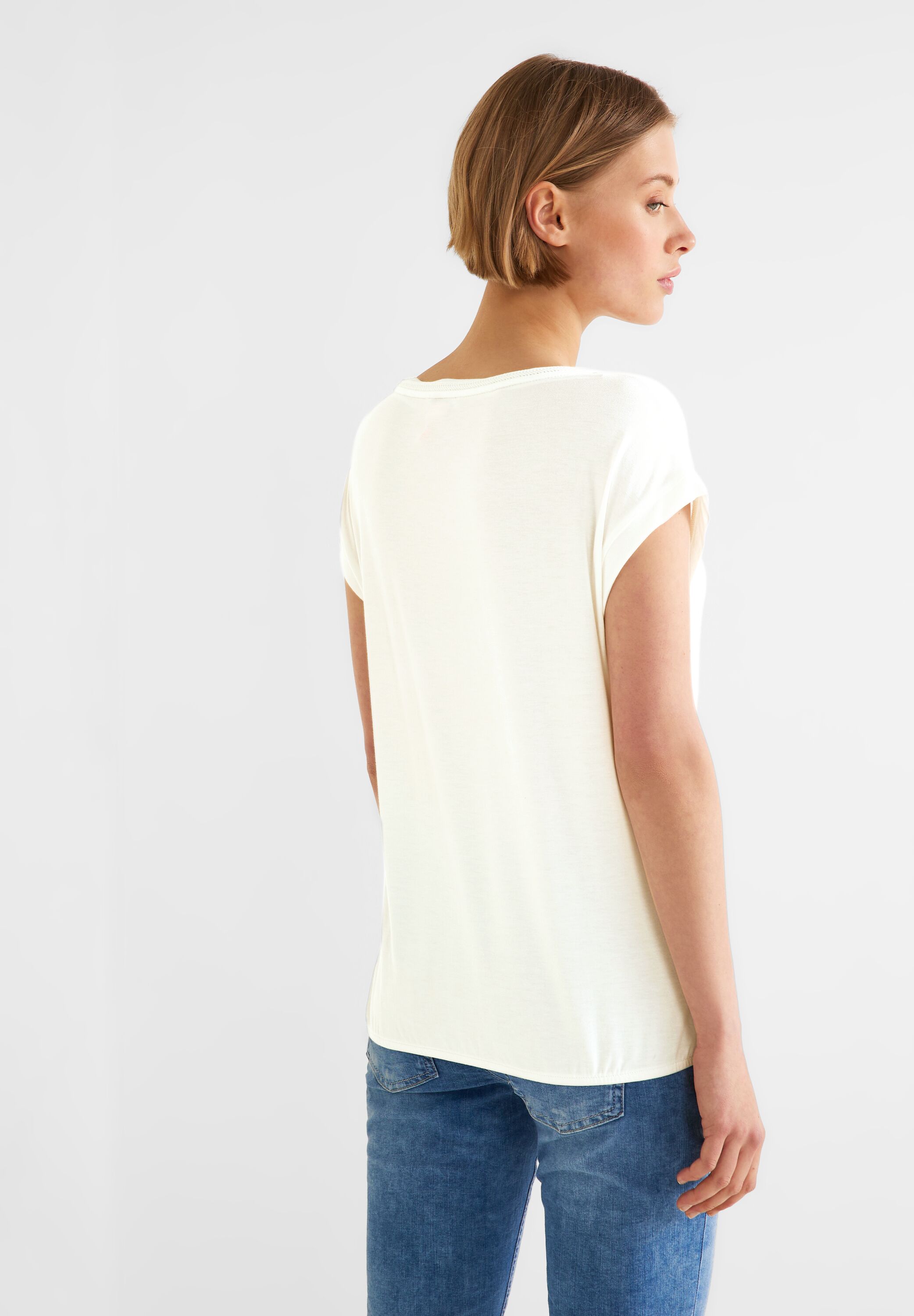 T-Shirt mit Stricktape