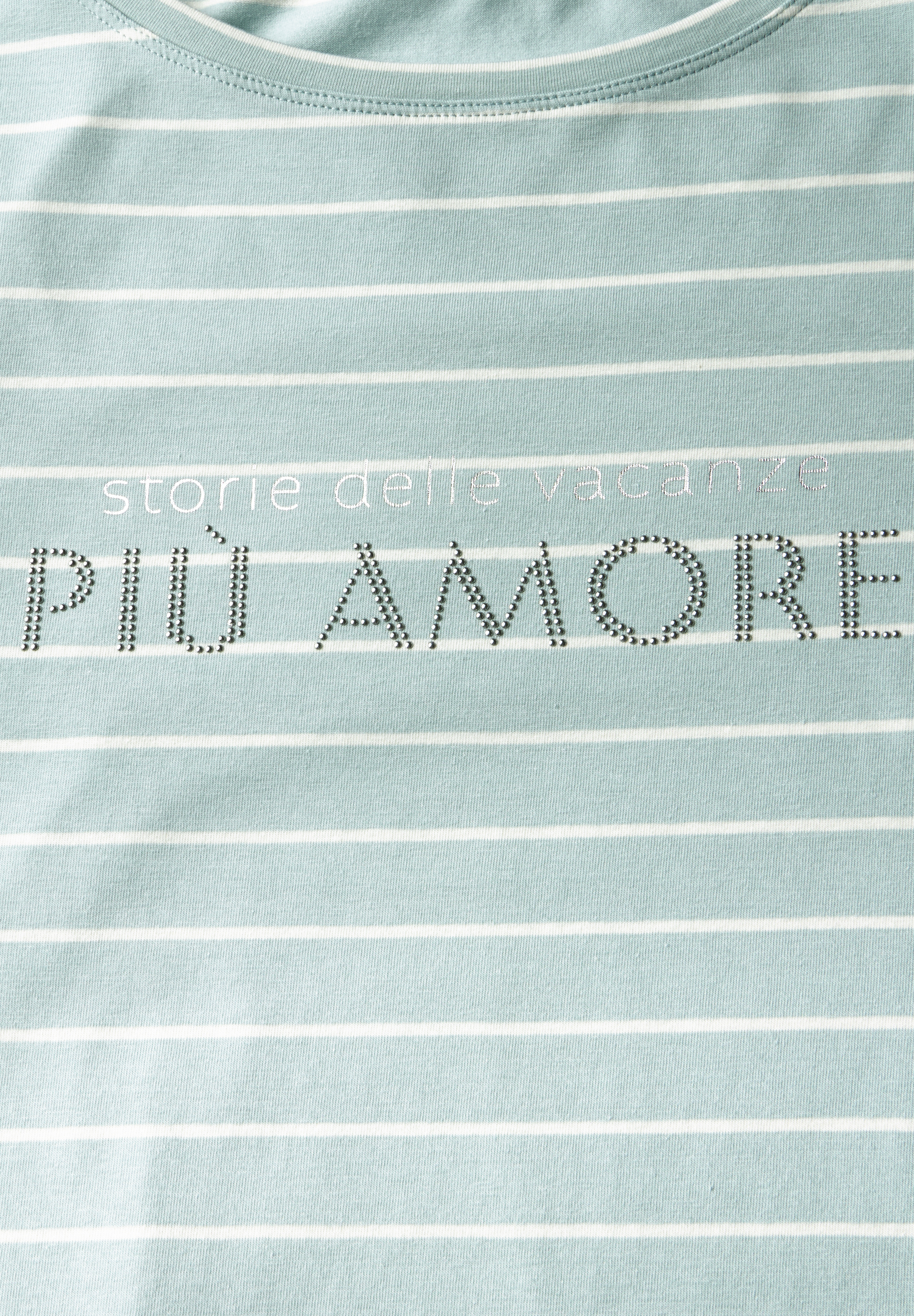 Streifenshirt mit Wording