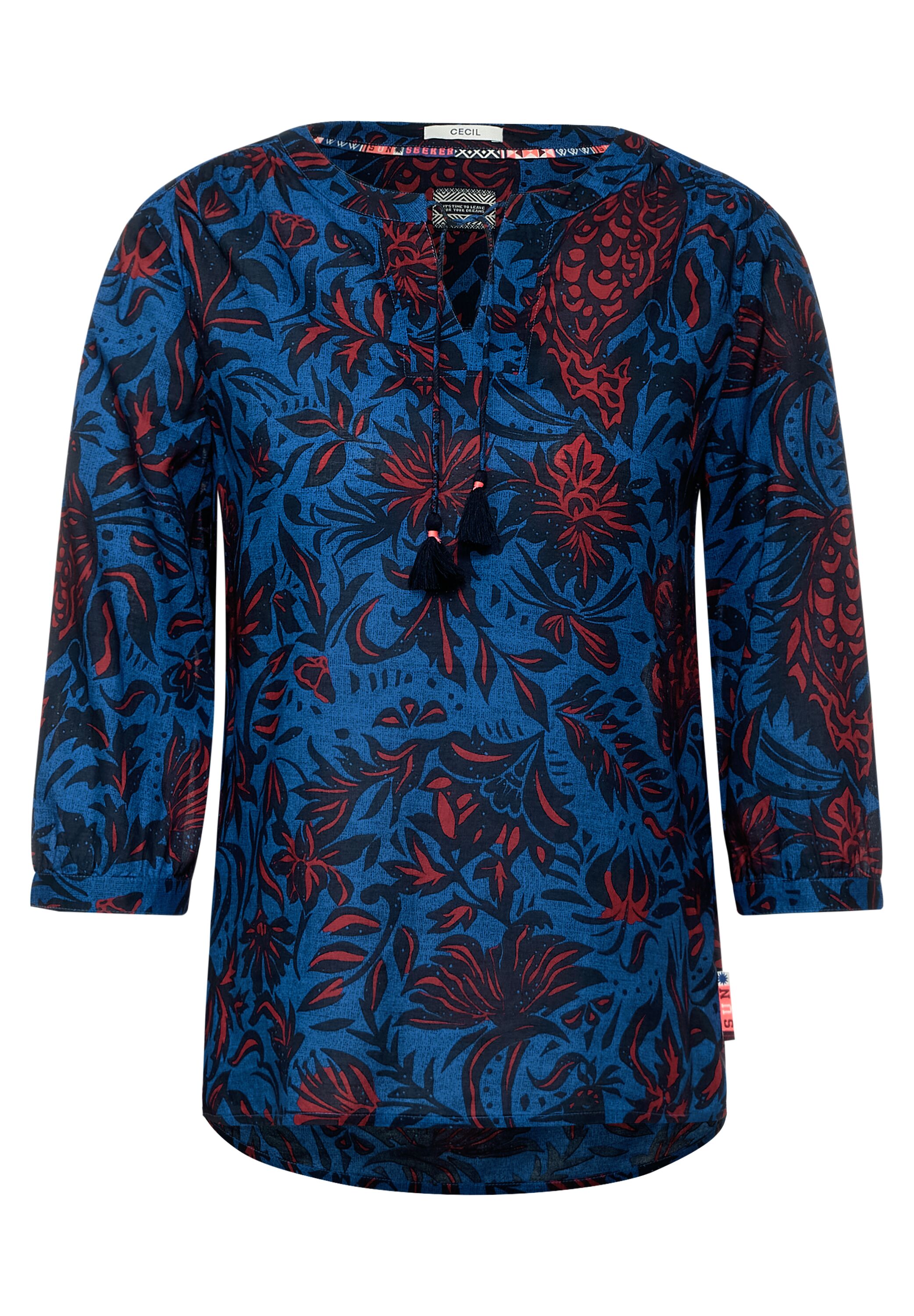 Bluse mit Blumenmuster