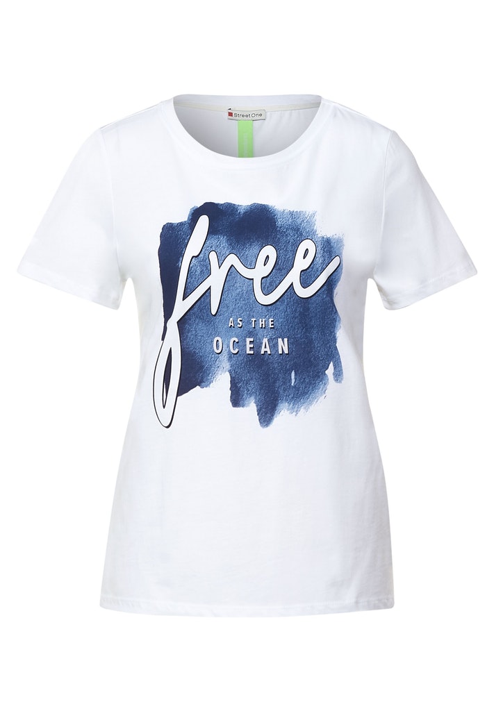 T-Shirt mit Partprint