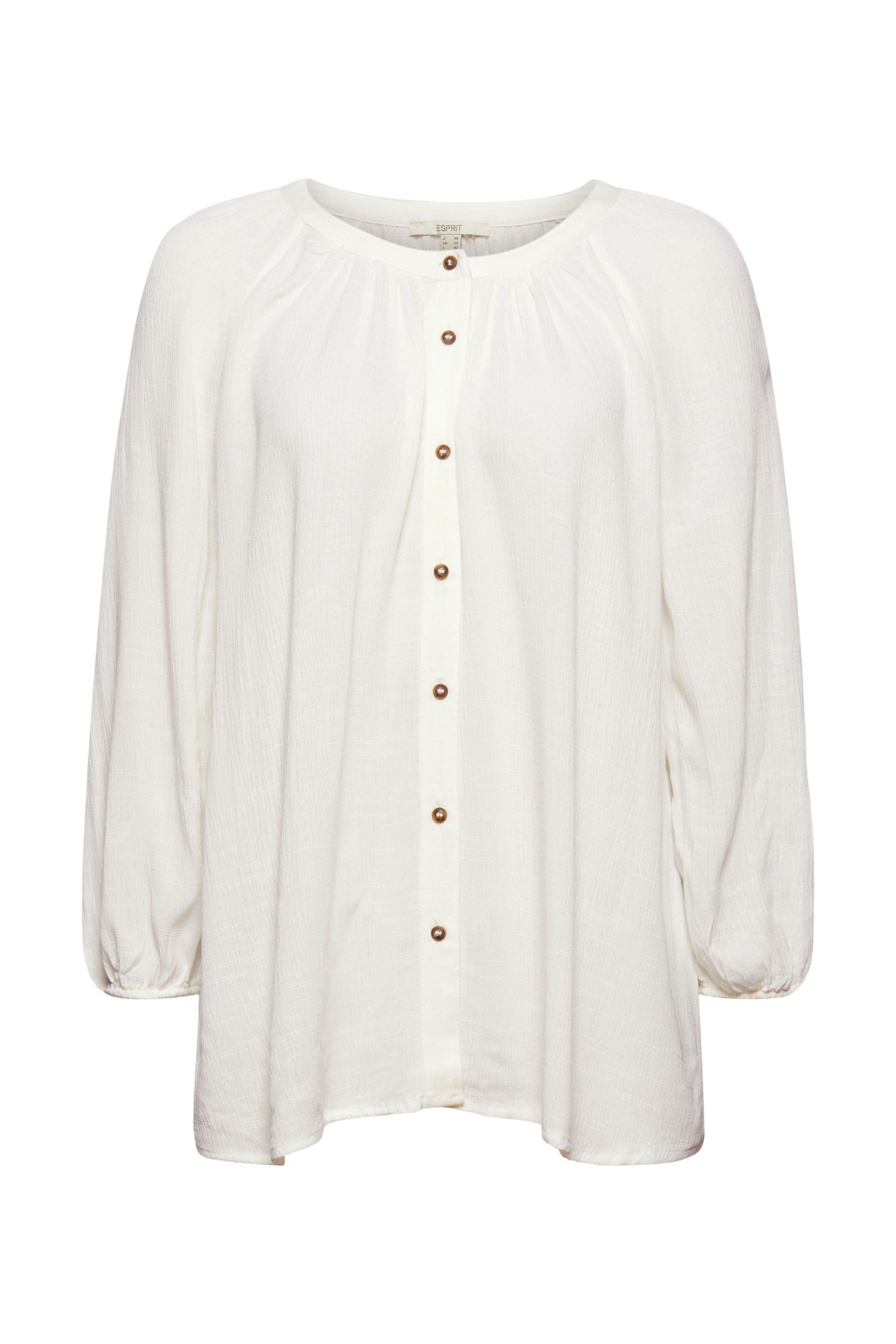 Crinkle-Bluse aus LENZING™ ECOVERO™