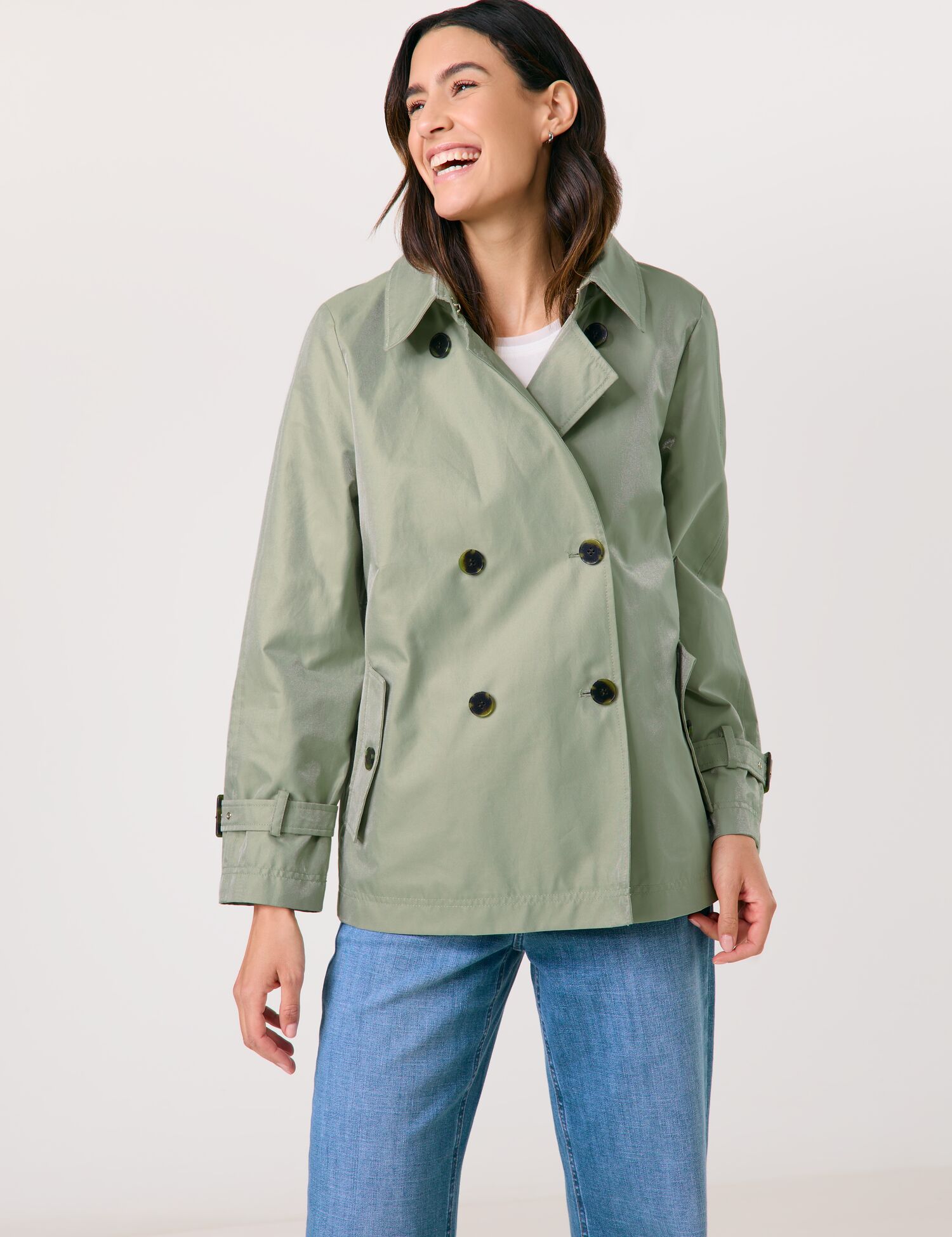 Outdoorjacke mit leichtem Glanz