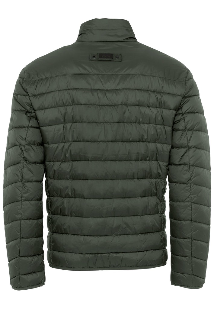 Steppjacke aus recyceltem Materialmix