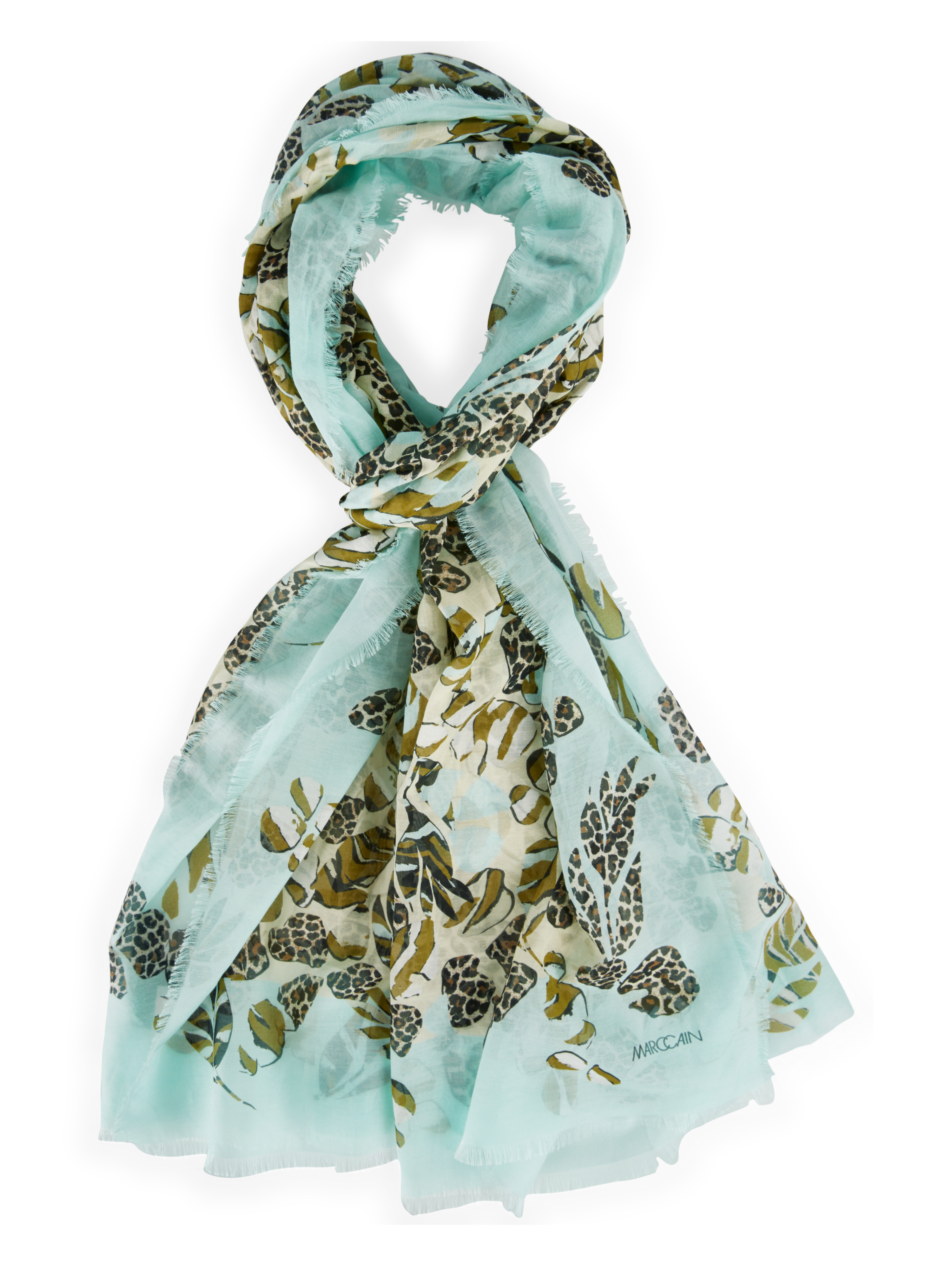 Schal mit Fauna-/Flora-Print