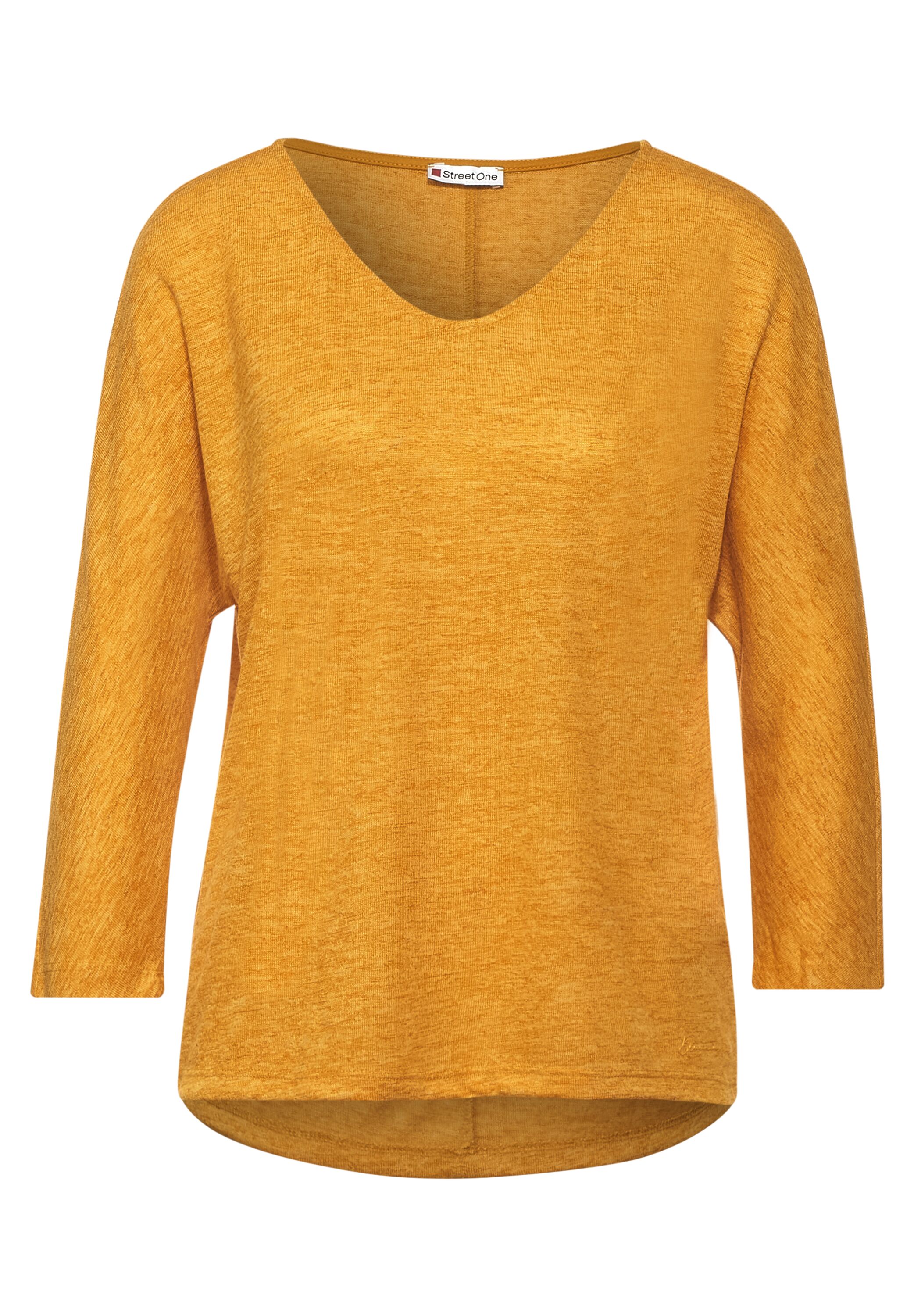 Shirt in Leinen-Optik