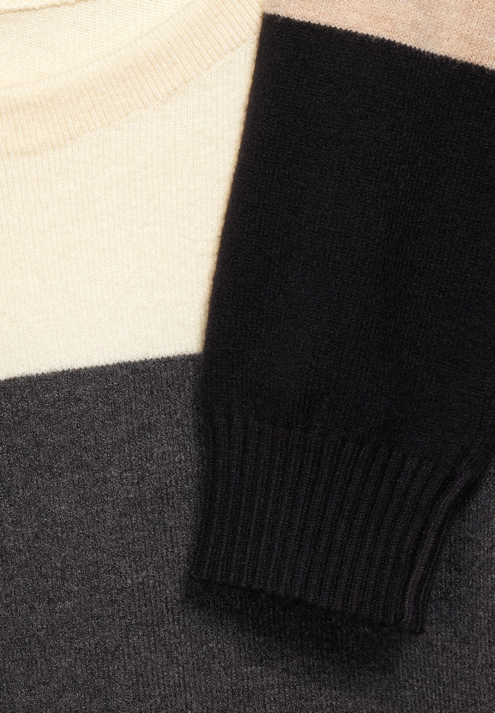 Pullover mit Block Streifen