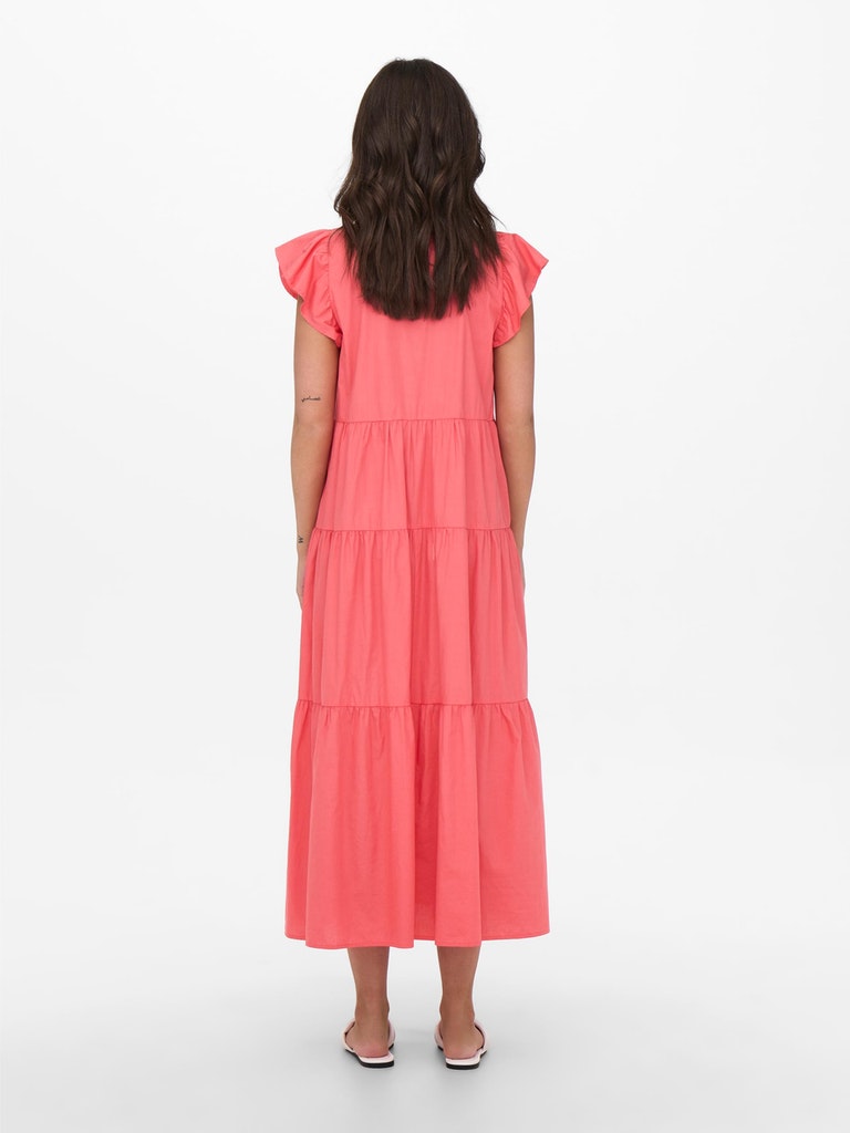 ONLLINDSEY SS ANKLE DRESS WVN