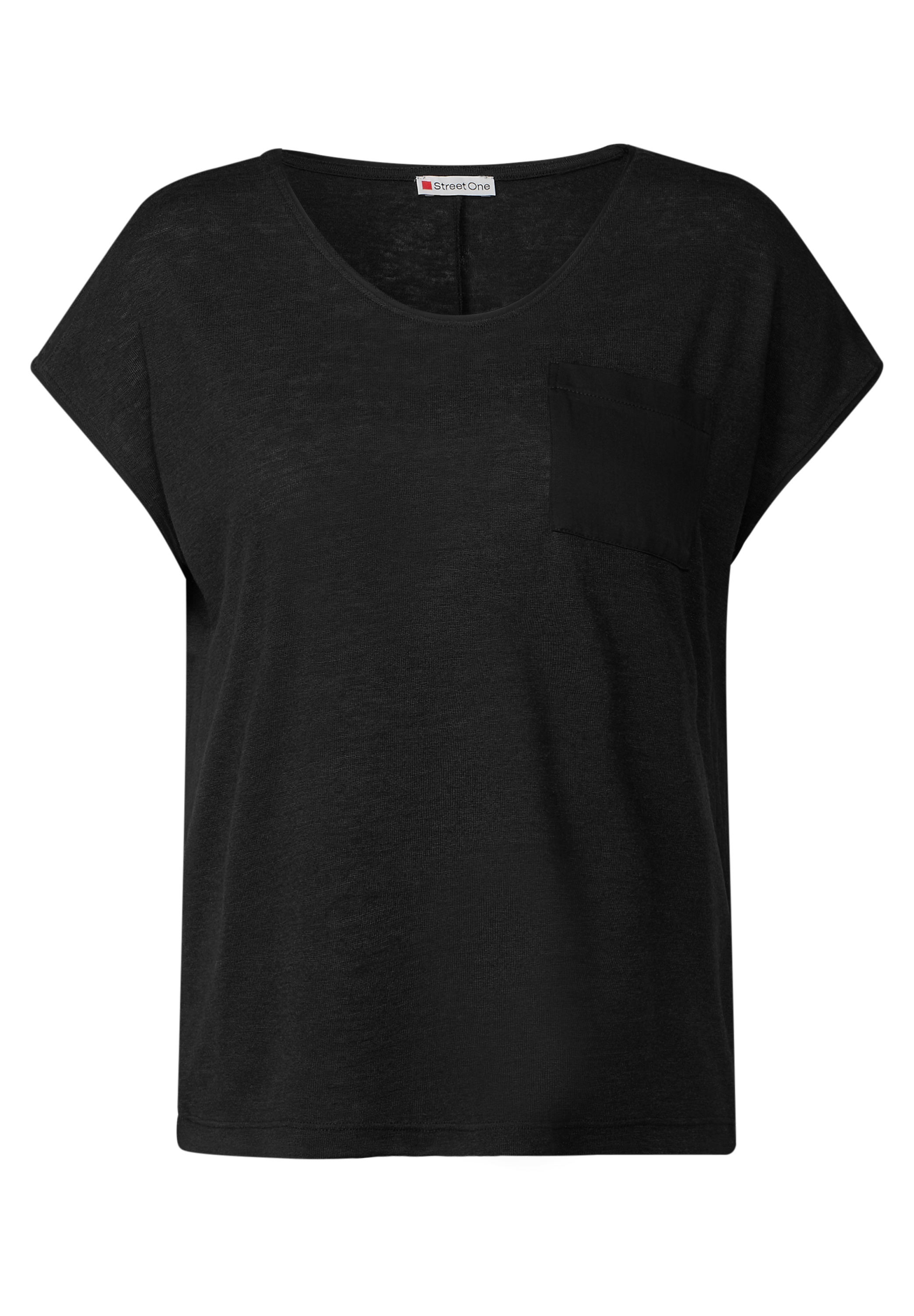 Leinen-Look T-Shirt